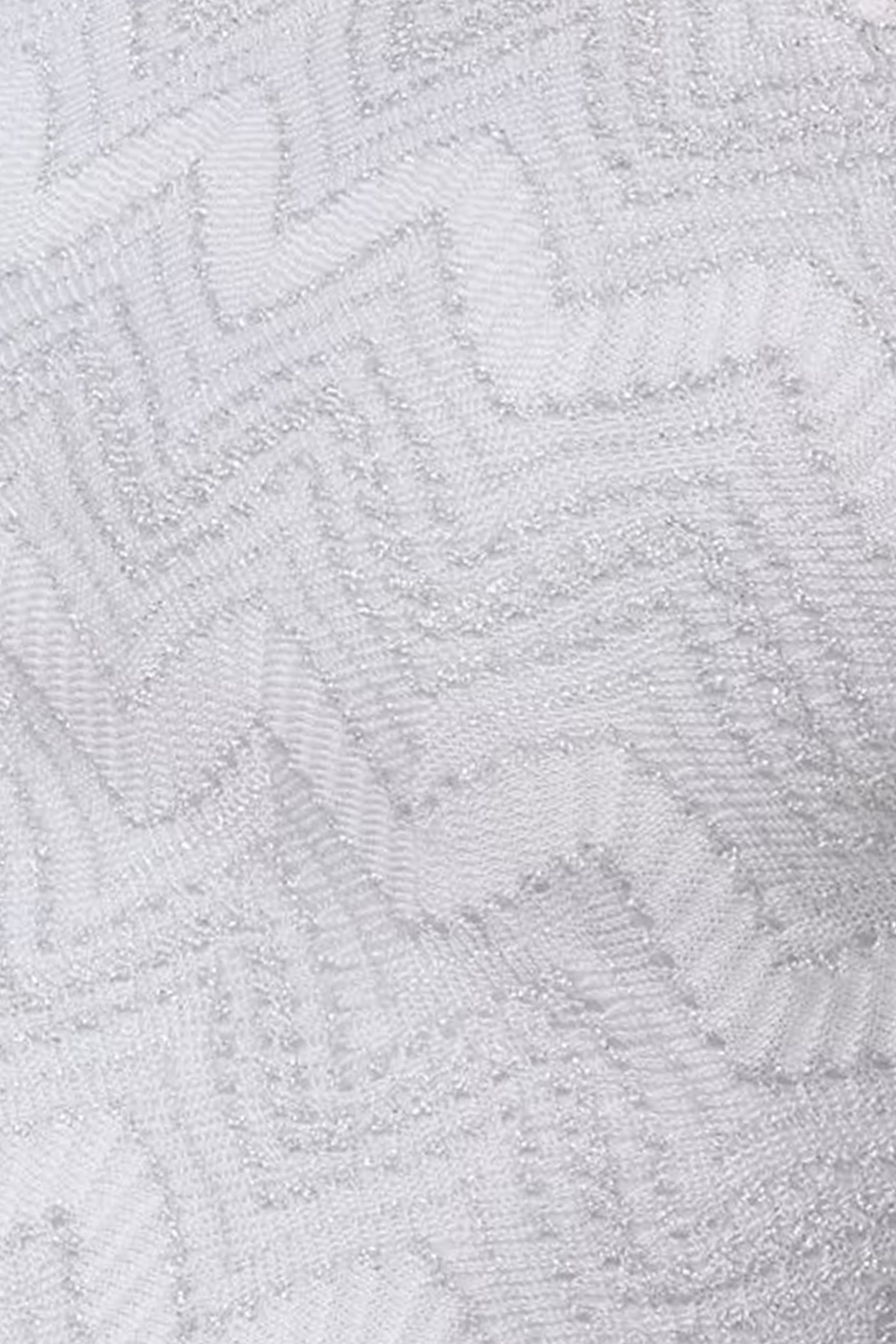 Mare Chevron Lace Raschel Halter Tie One Piece Swimsuit