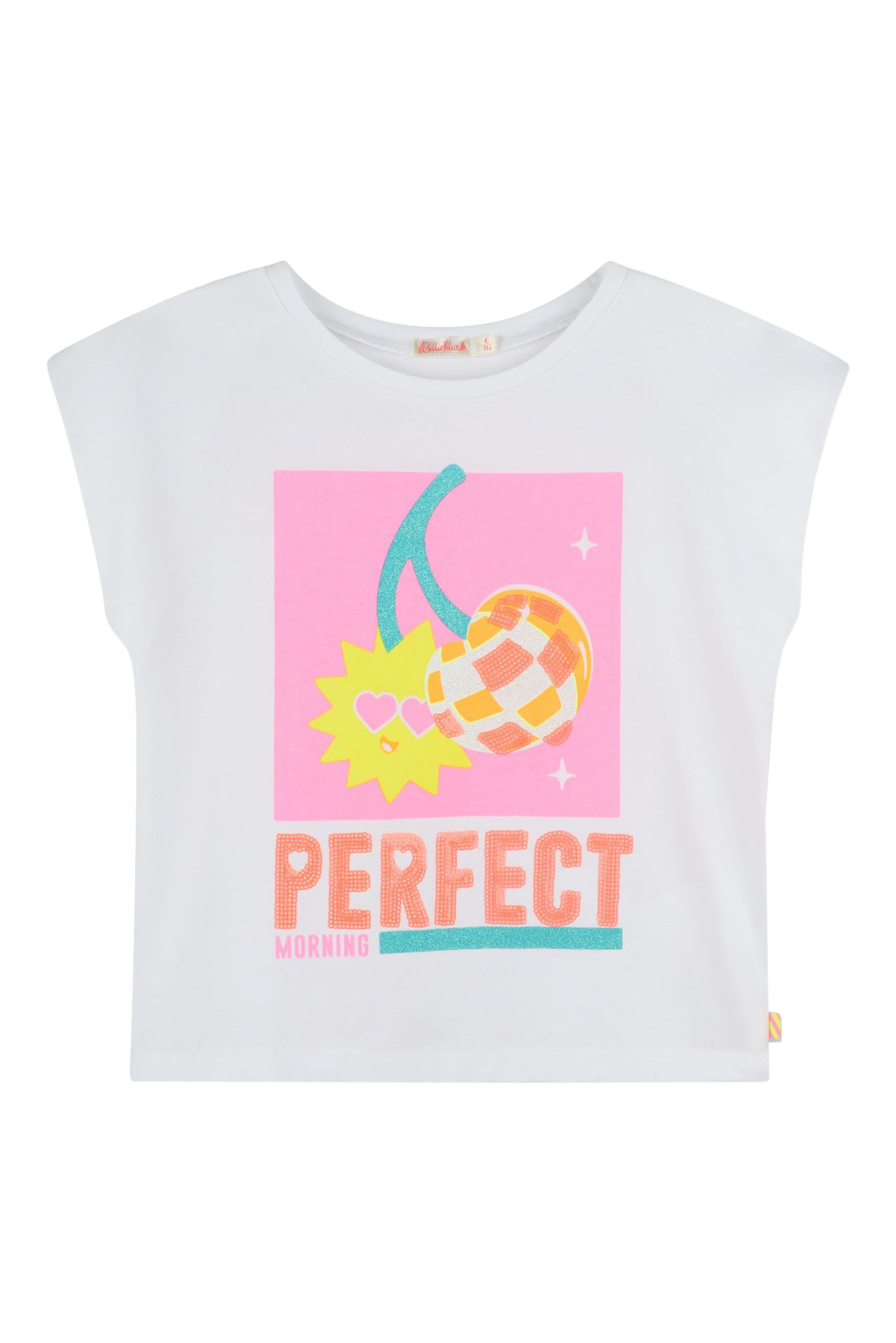 Kids Sequin Graphic Cotton T-Shirt
