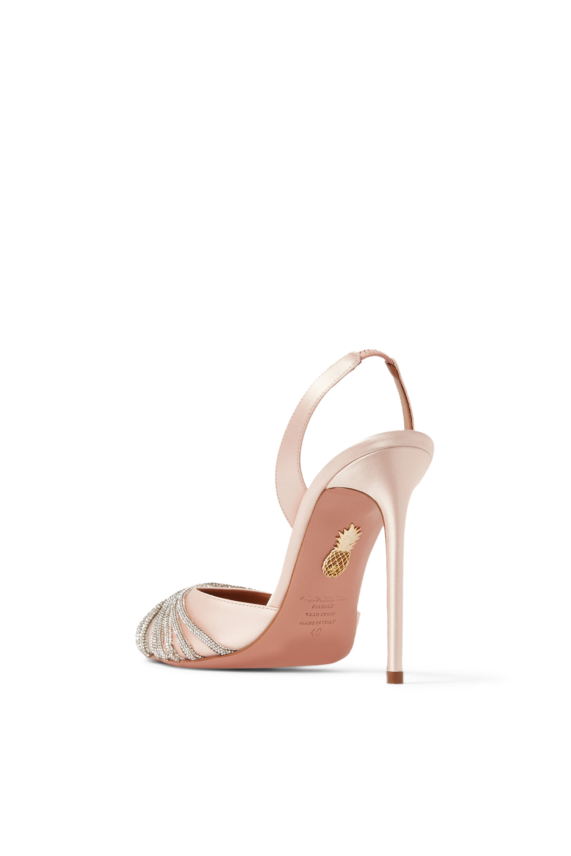 Gatsby Satin Sling Pumps