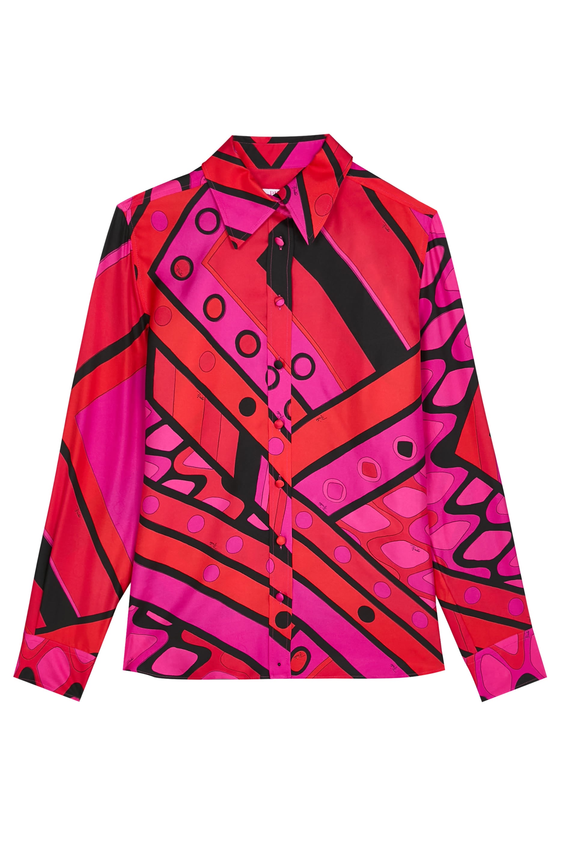 Vivara-Print Silk Shirt 