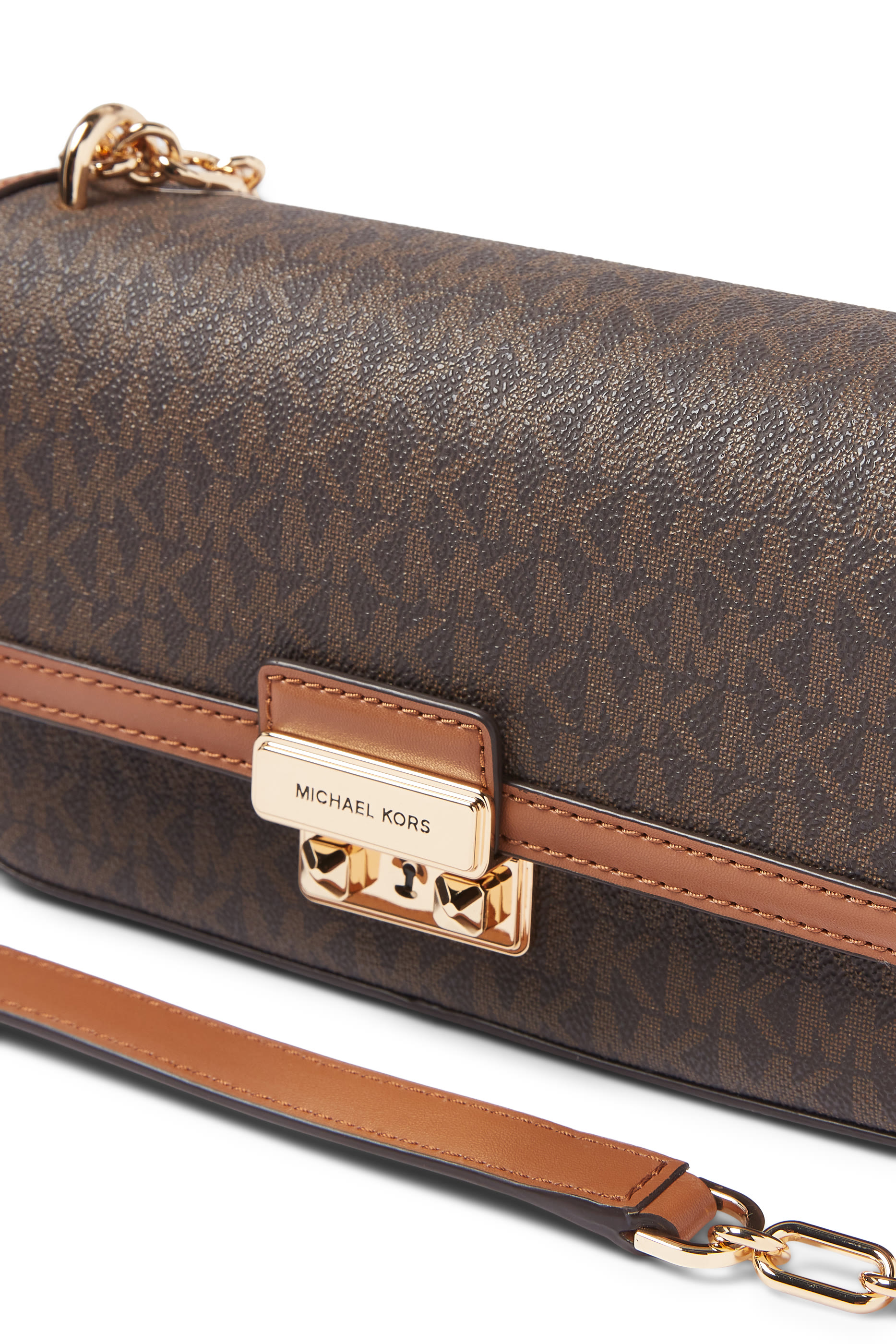 Tribeca Large Signature Logo Convertible Crossbody Bag