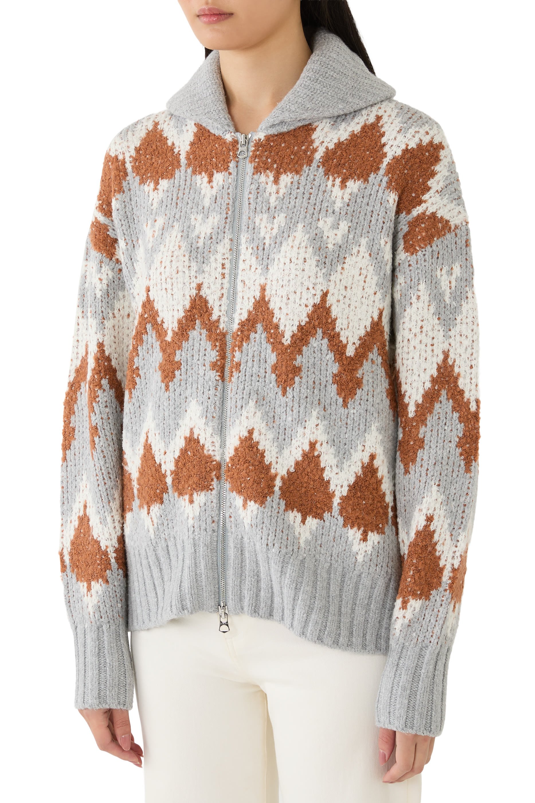 Brockley Jacquard Knit Jacket 