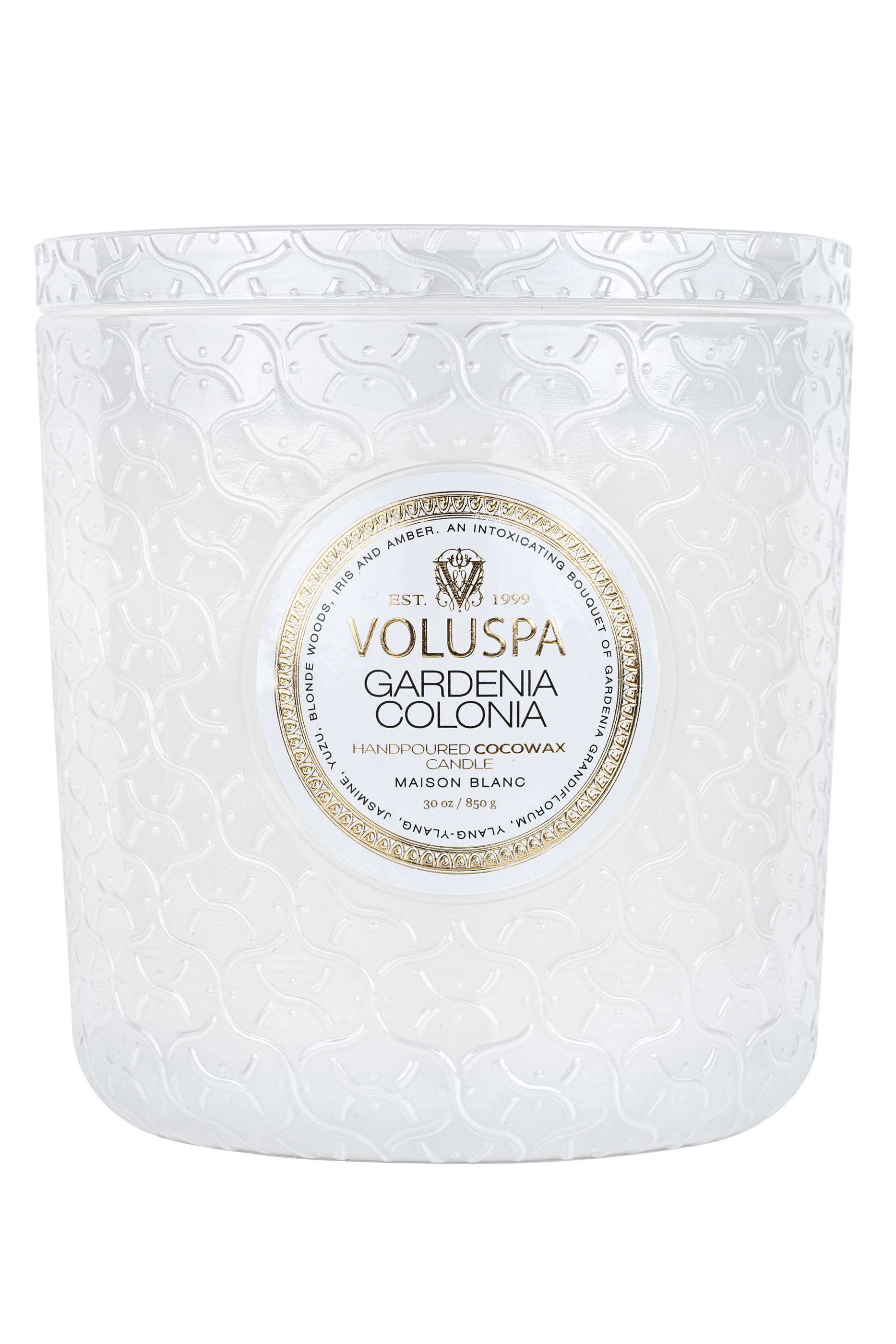 Gardenia Colonia Luxe Candle