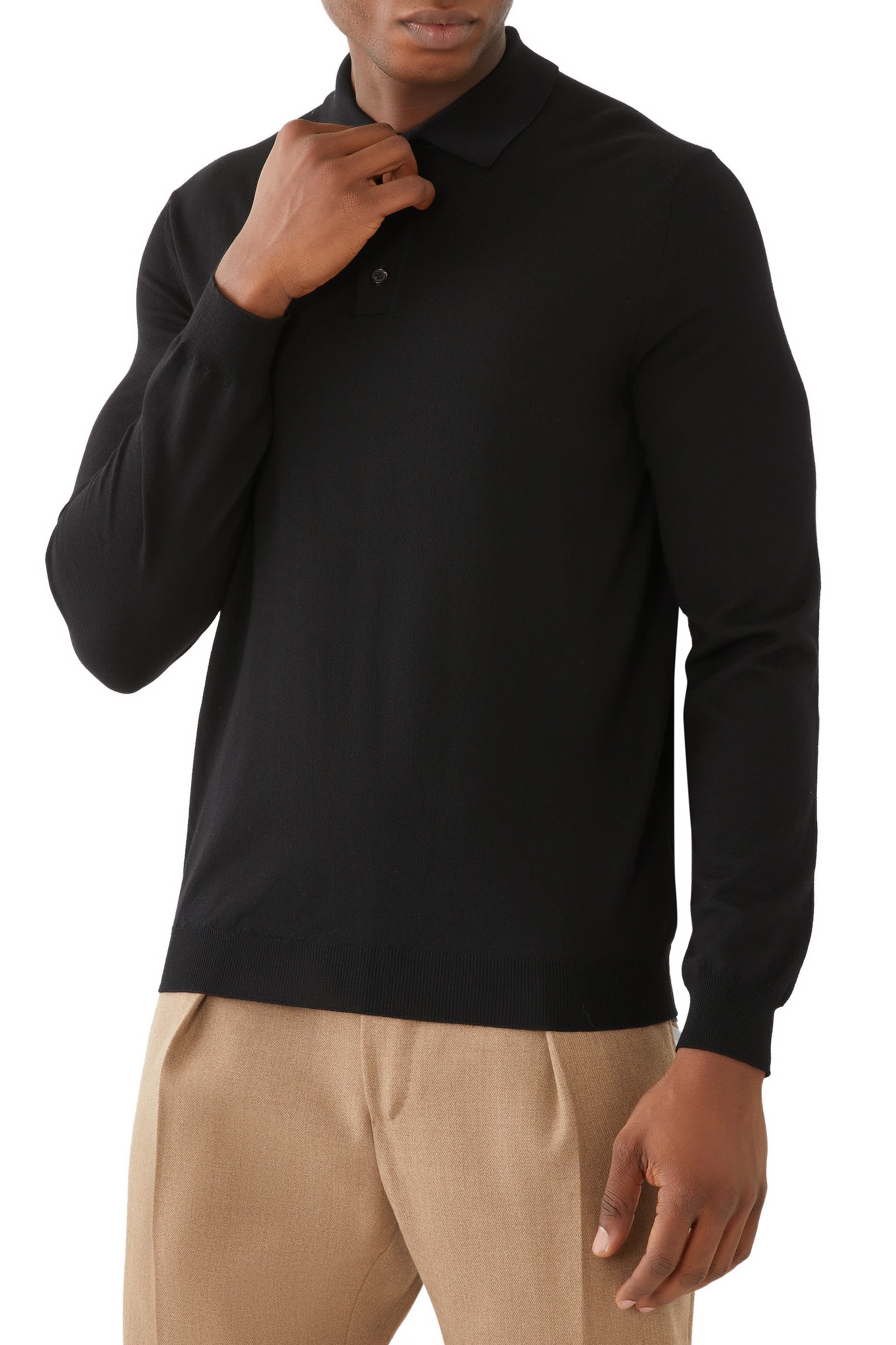 Slim-Fit Flexwool Polo Shirt