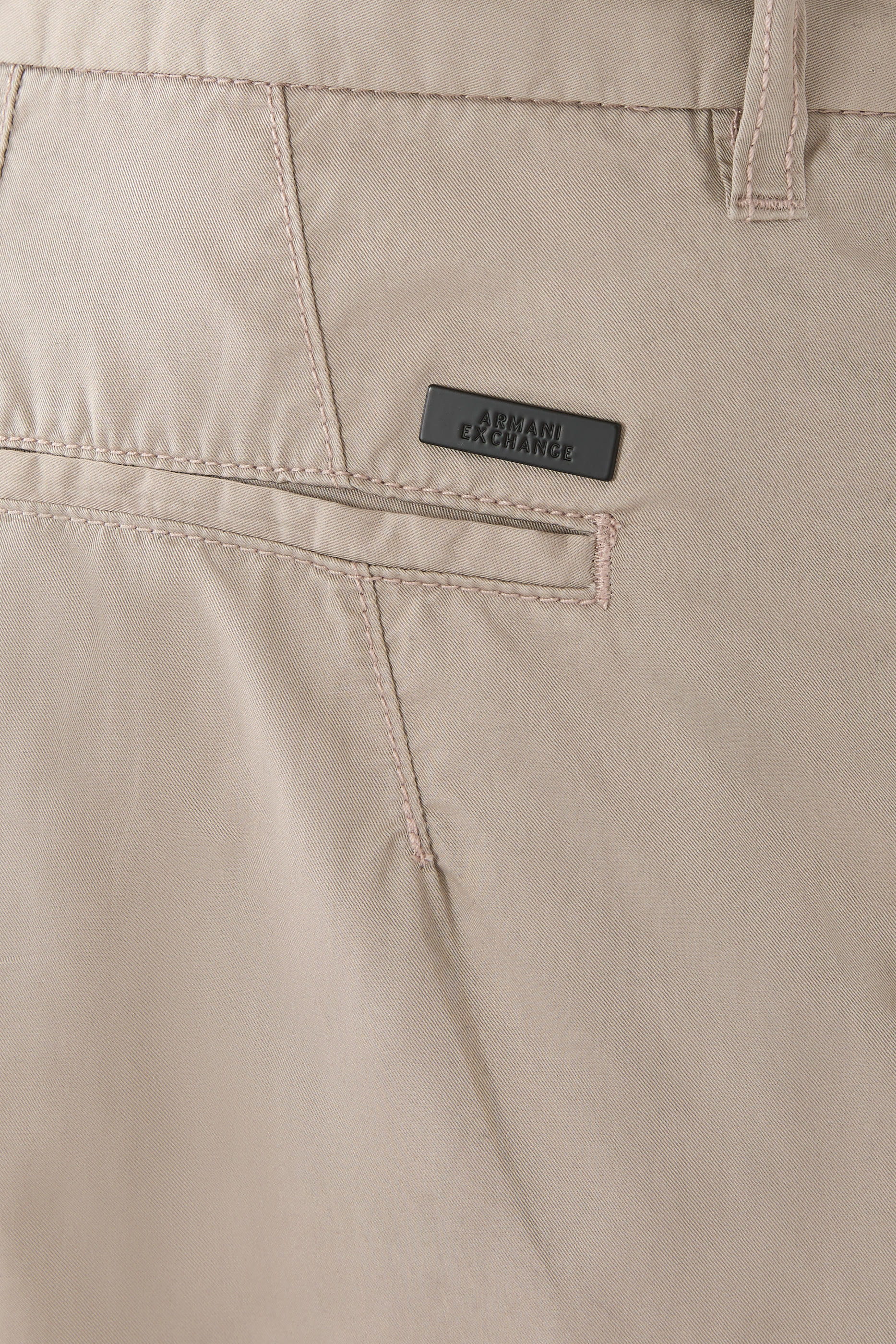 Pleated Cotton Bermuda Shorts