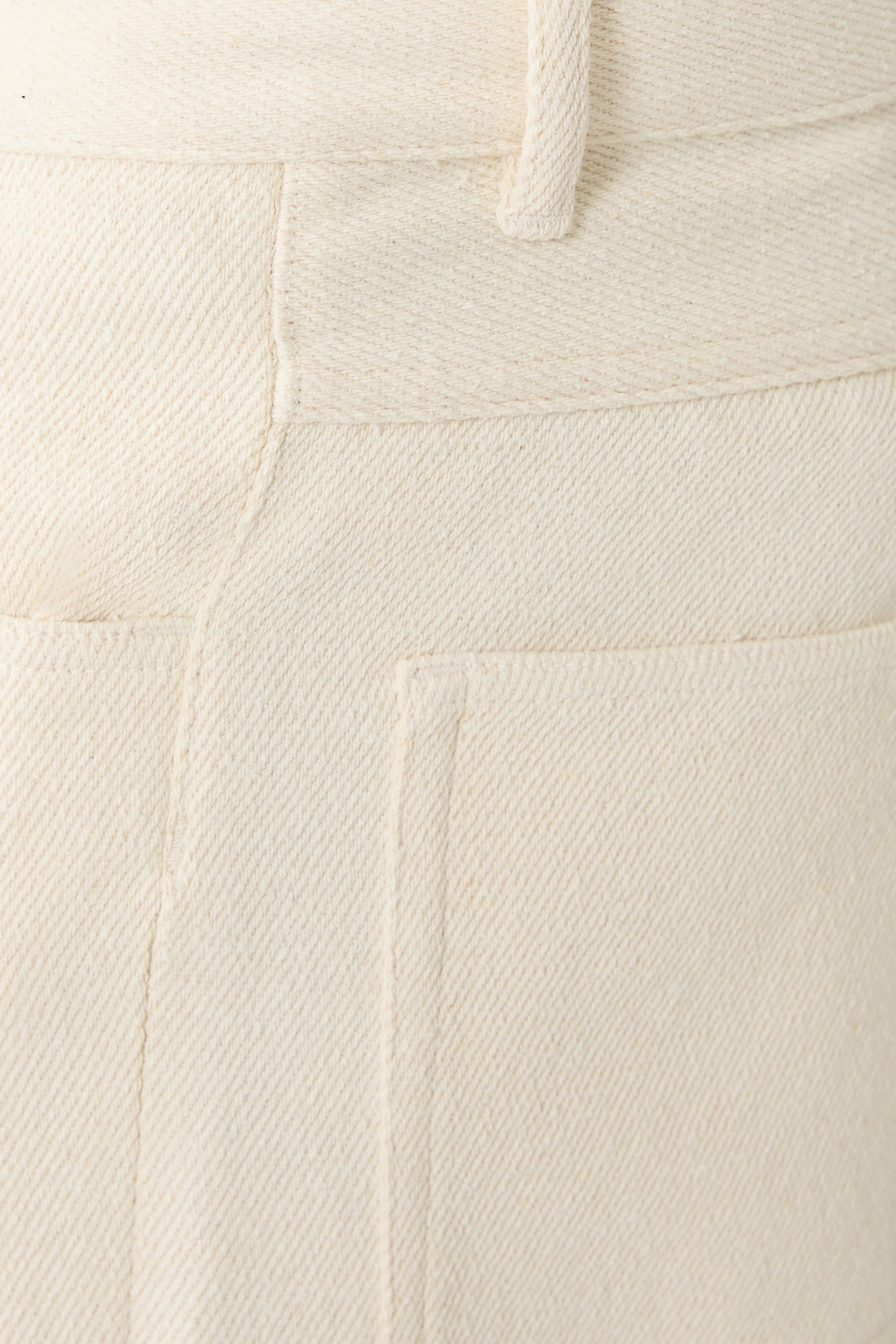 Silk Nep Denim 5P Wide Pants