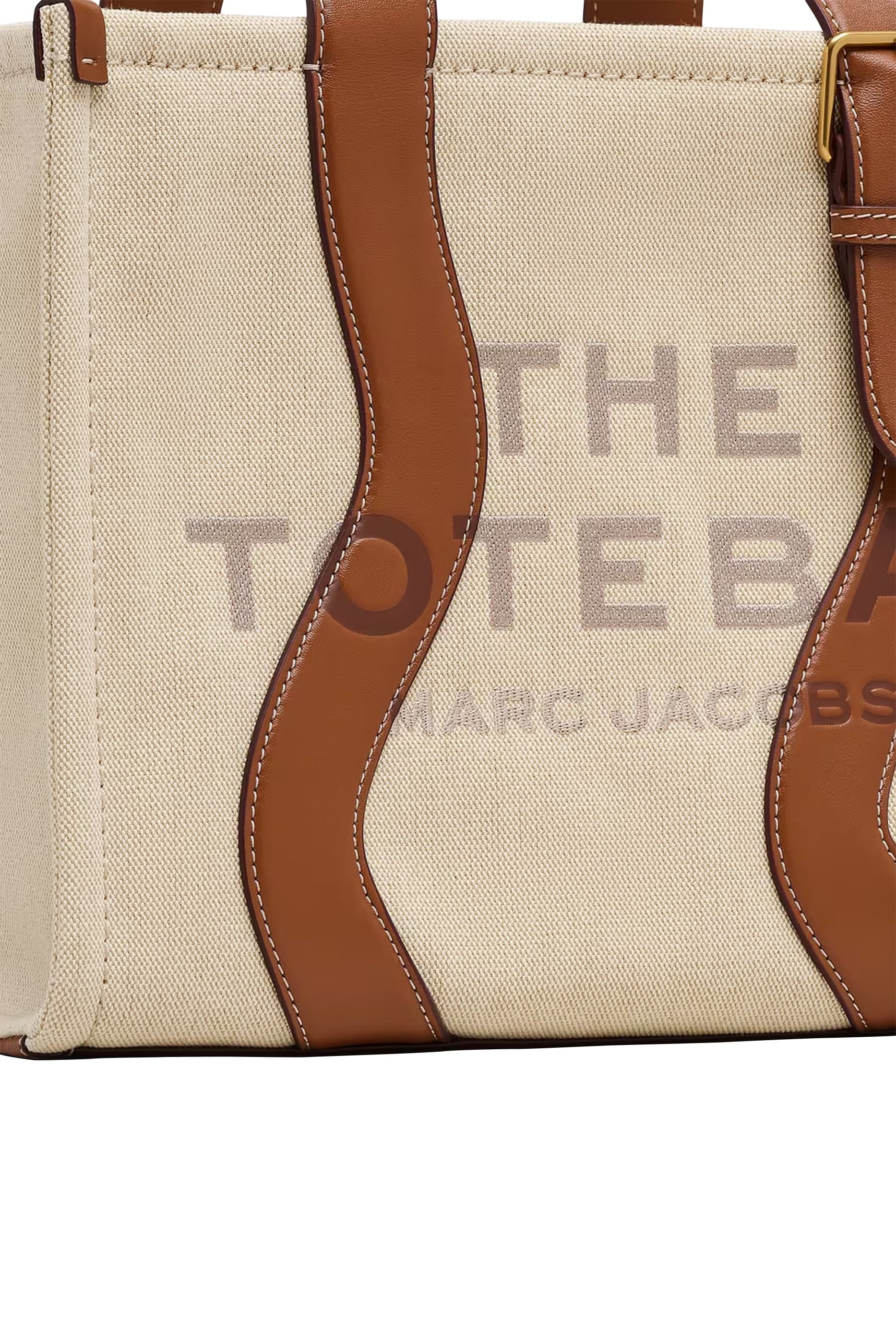 Wavy Canvas Medium Tote Bag