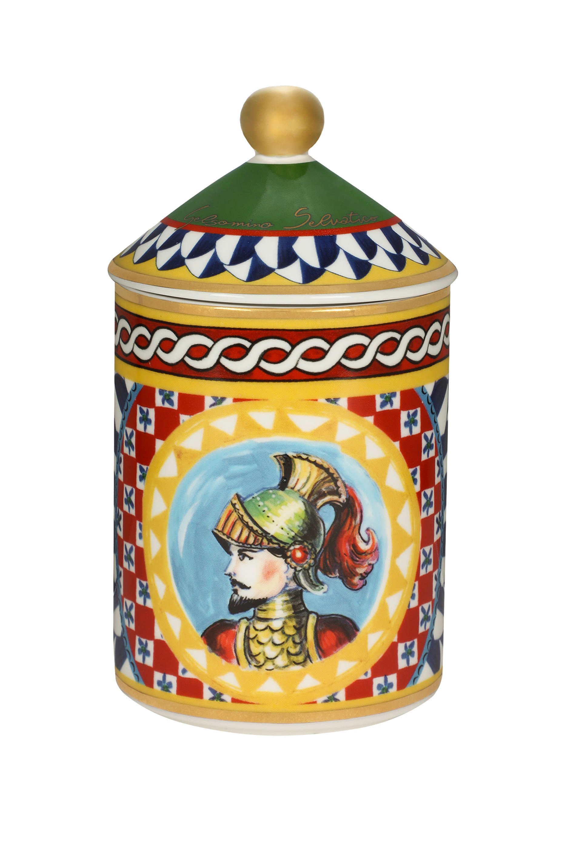 Wild Jasmine Carretto Cavaliere Candle with Lid