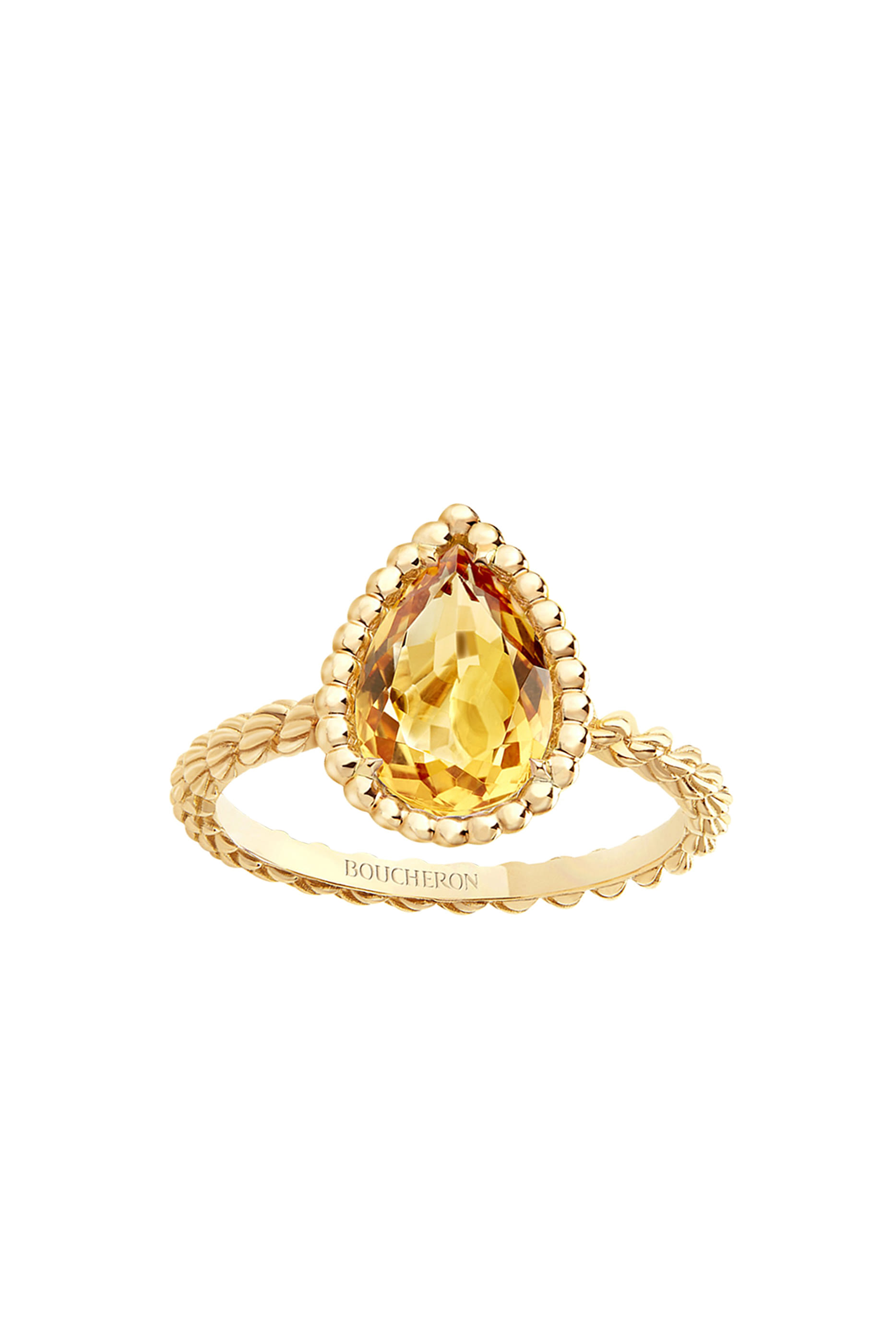 Serpent Boh&egrave;me Citrine Ring, 18k Yellow Gold & Citrine