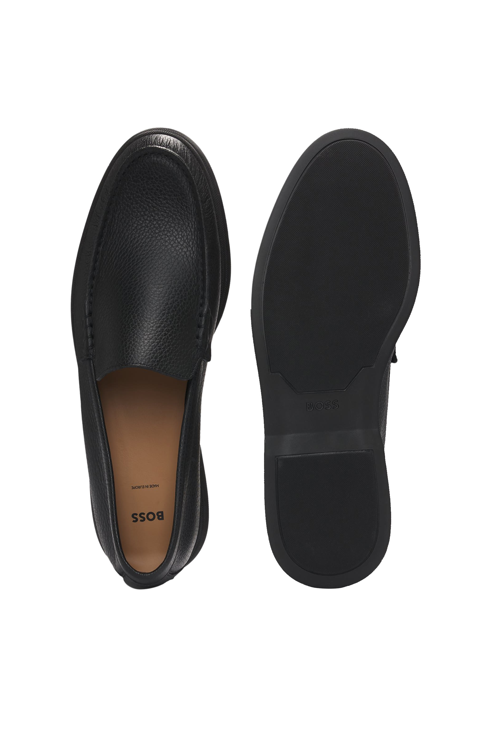 Tumbled-Leather Moccasins