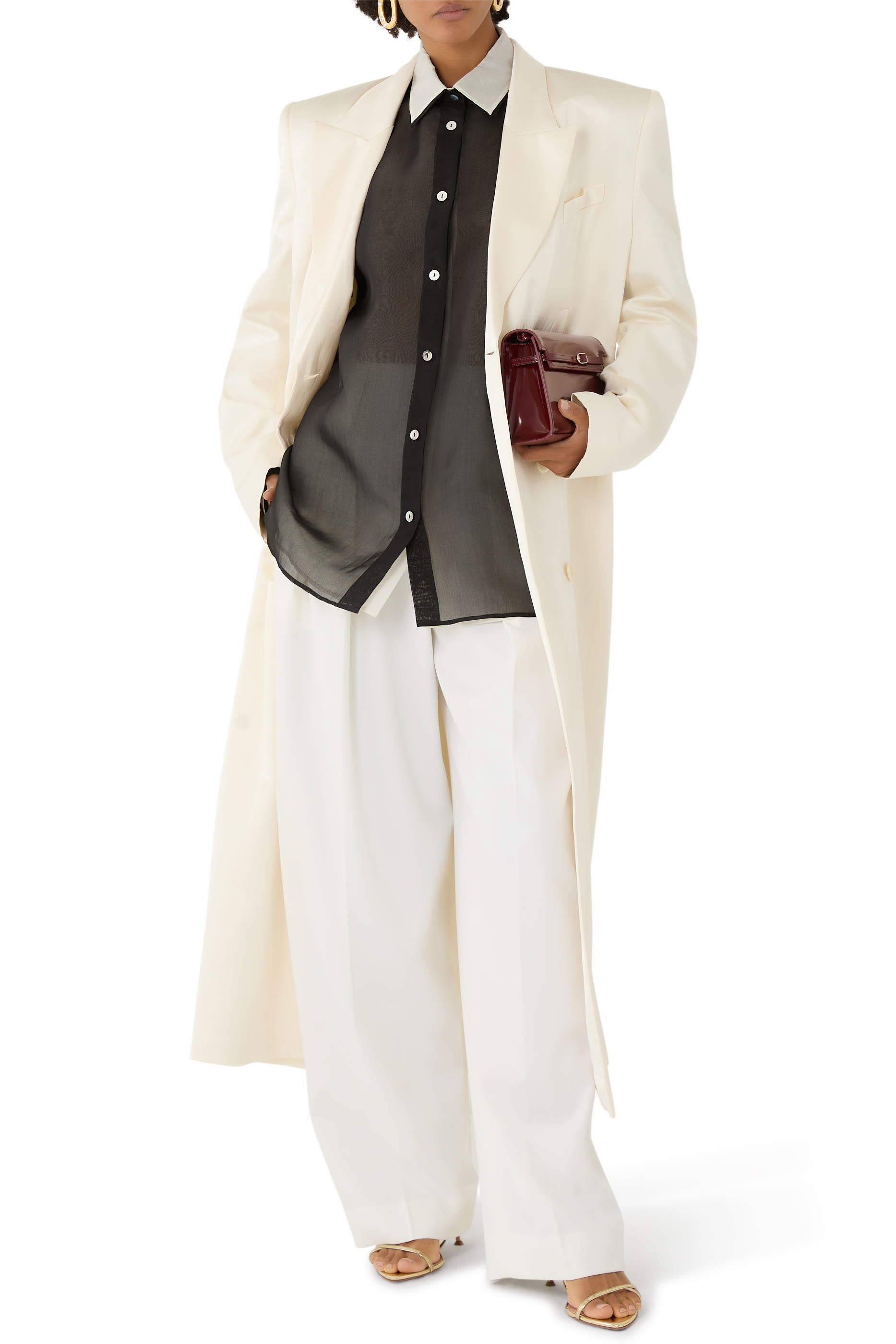 Estelle Double Layer Silk Organza Shirt