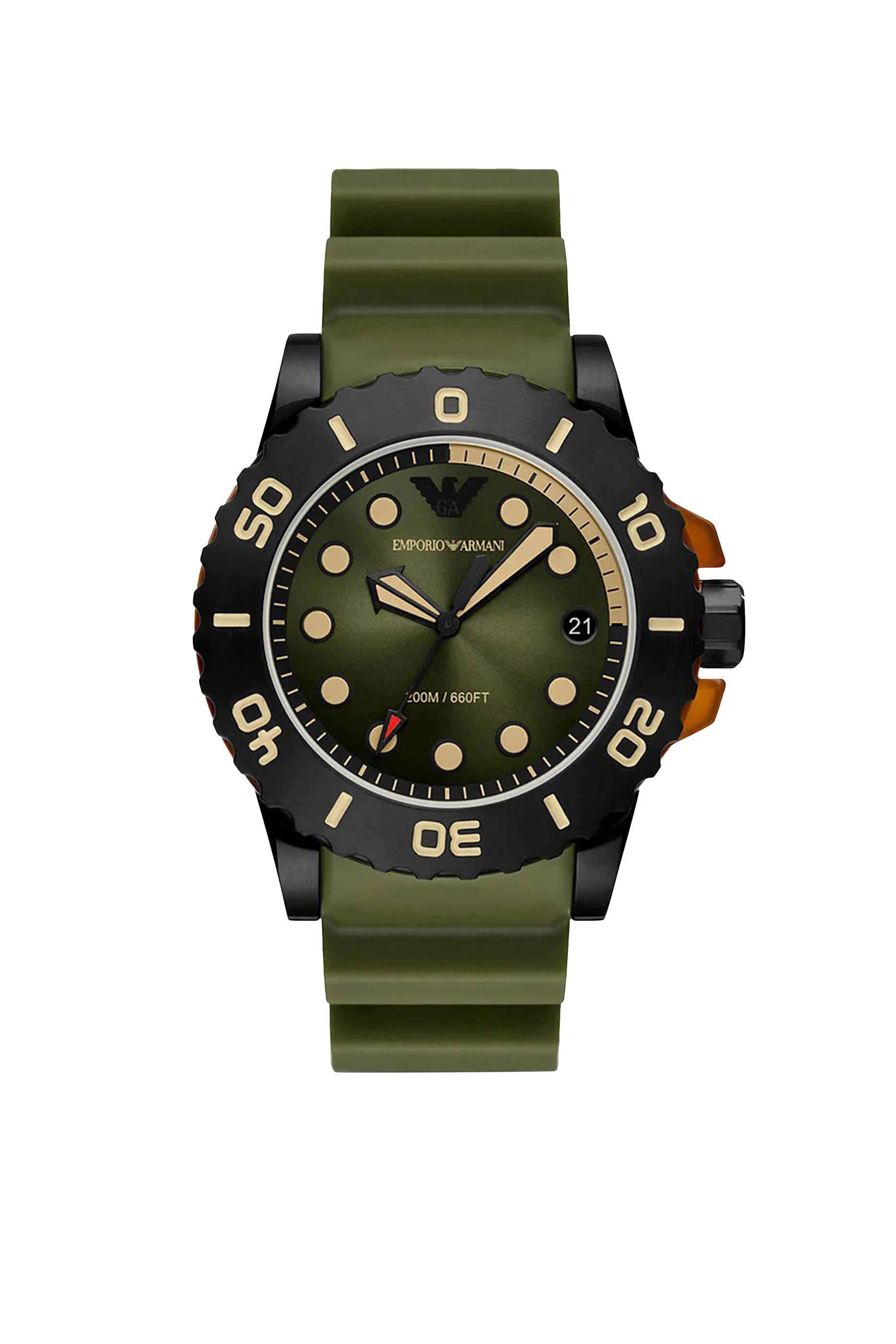 Aqua Polyurethane Watch, 46mm