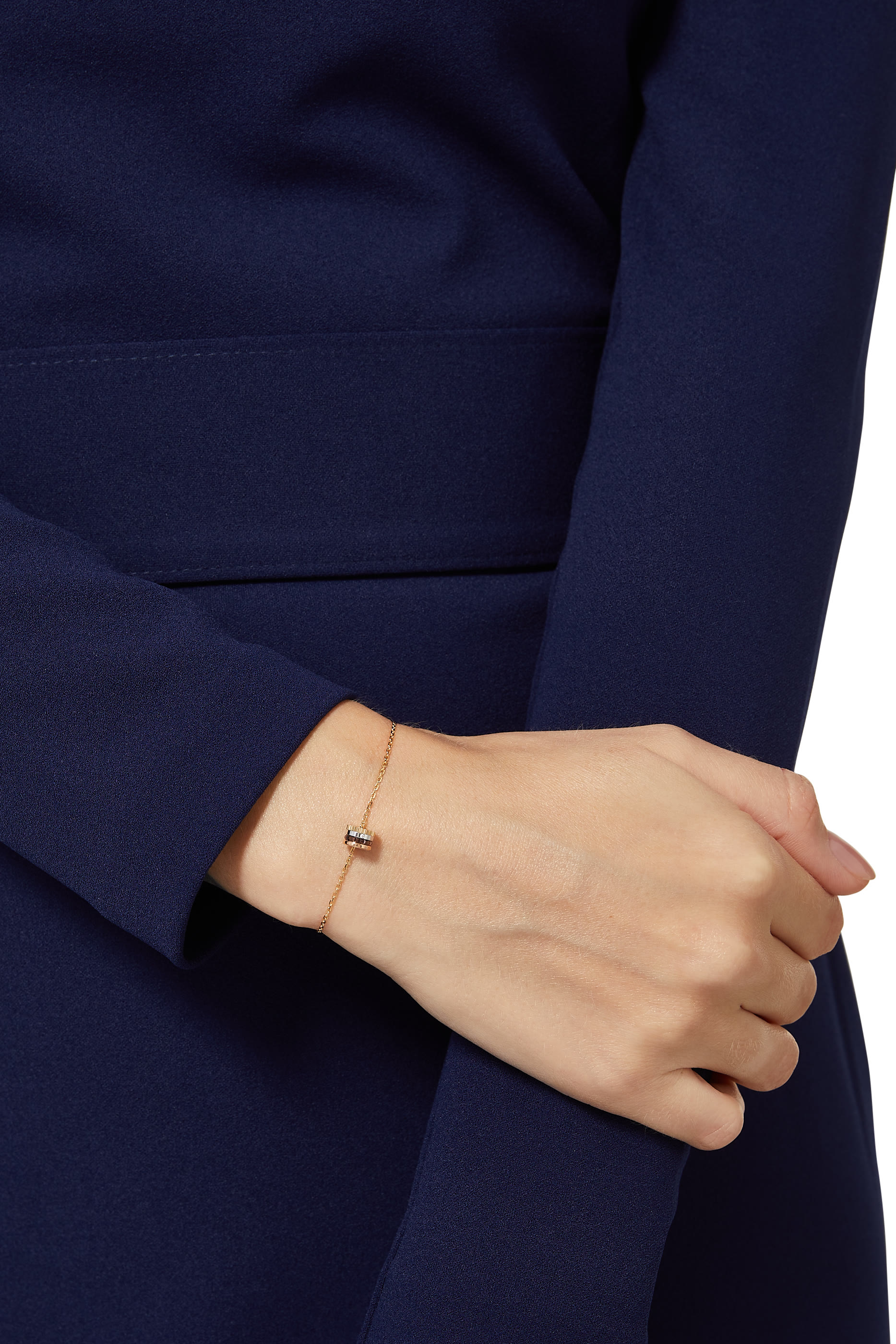 Quatre Classique Chain Bracelet, set with a diamond