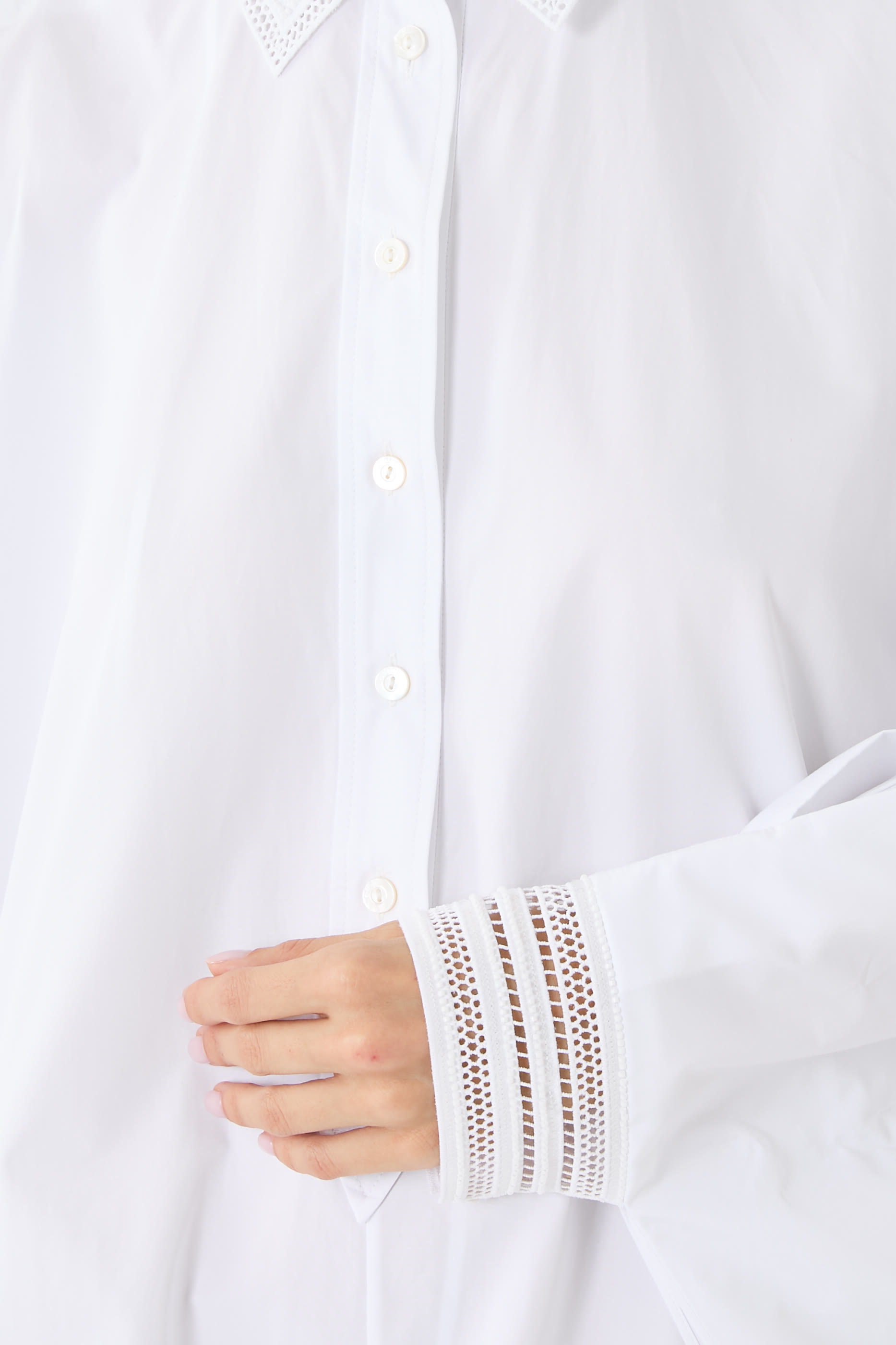 Embossed Heavy Cotton Poplin Dress