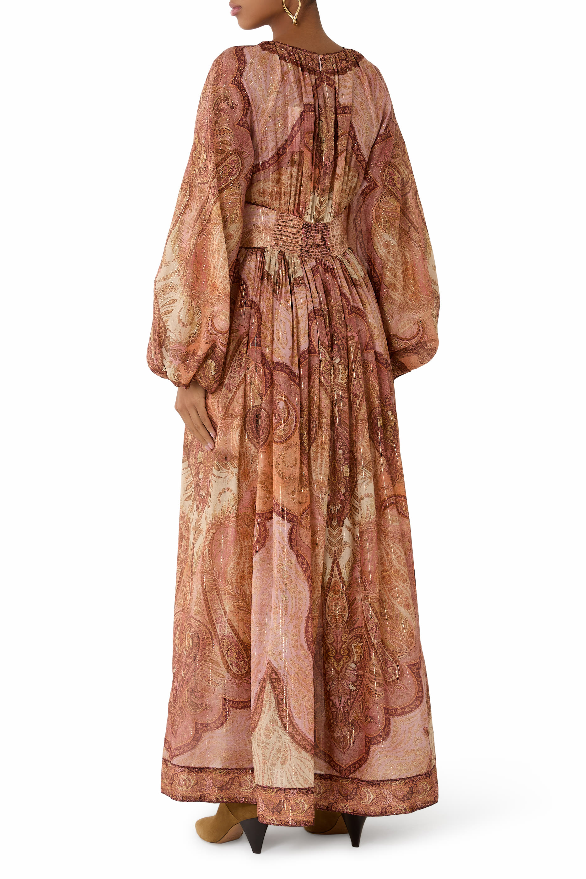 Wanderlust Long Sleeve Midi Dress 