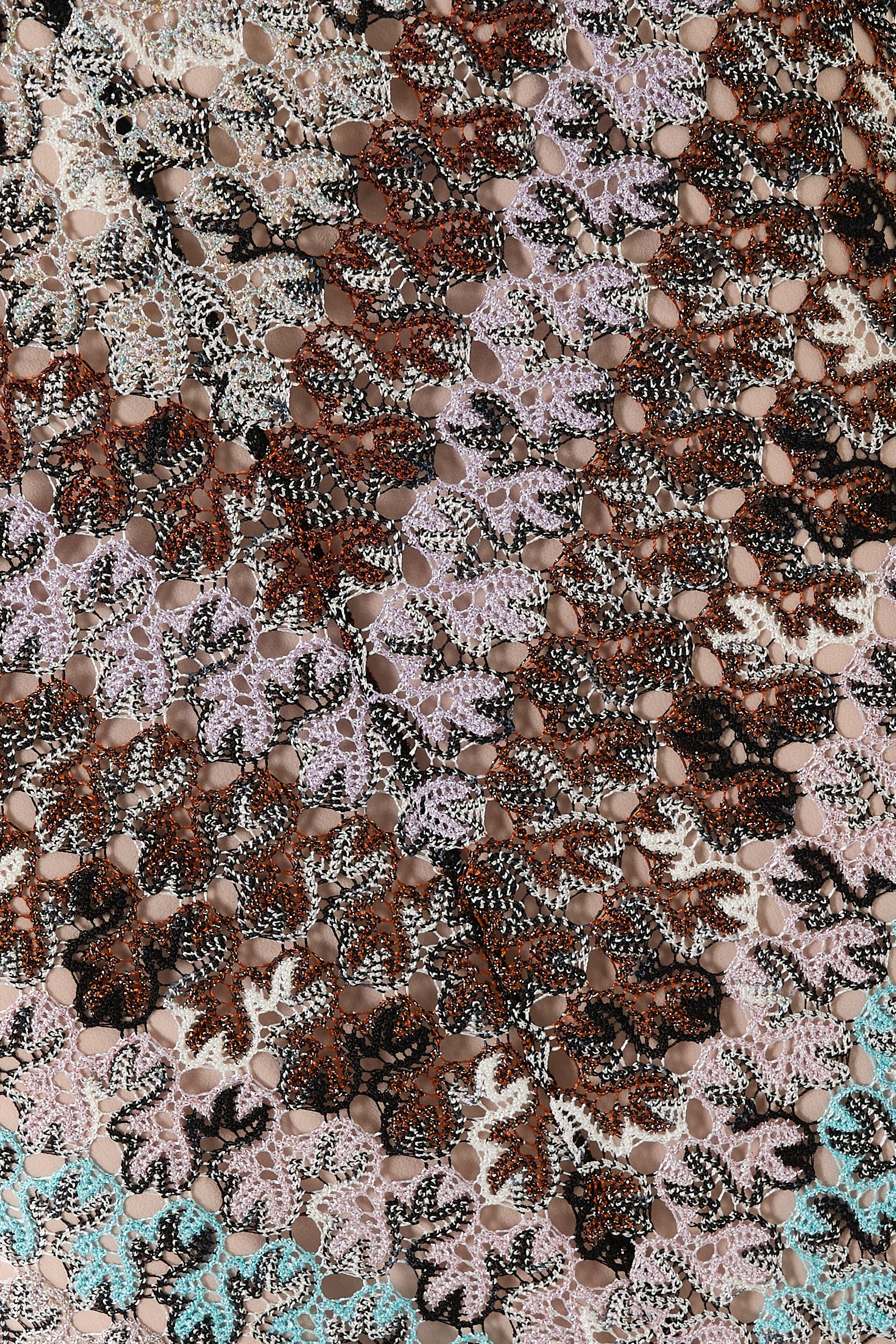 Flared Long Skirt in Lace