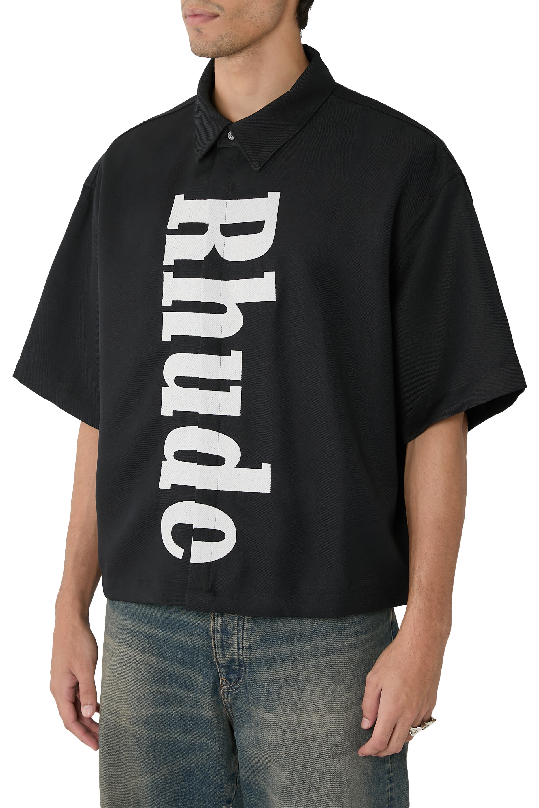 Logo Button Up Shirt