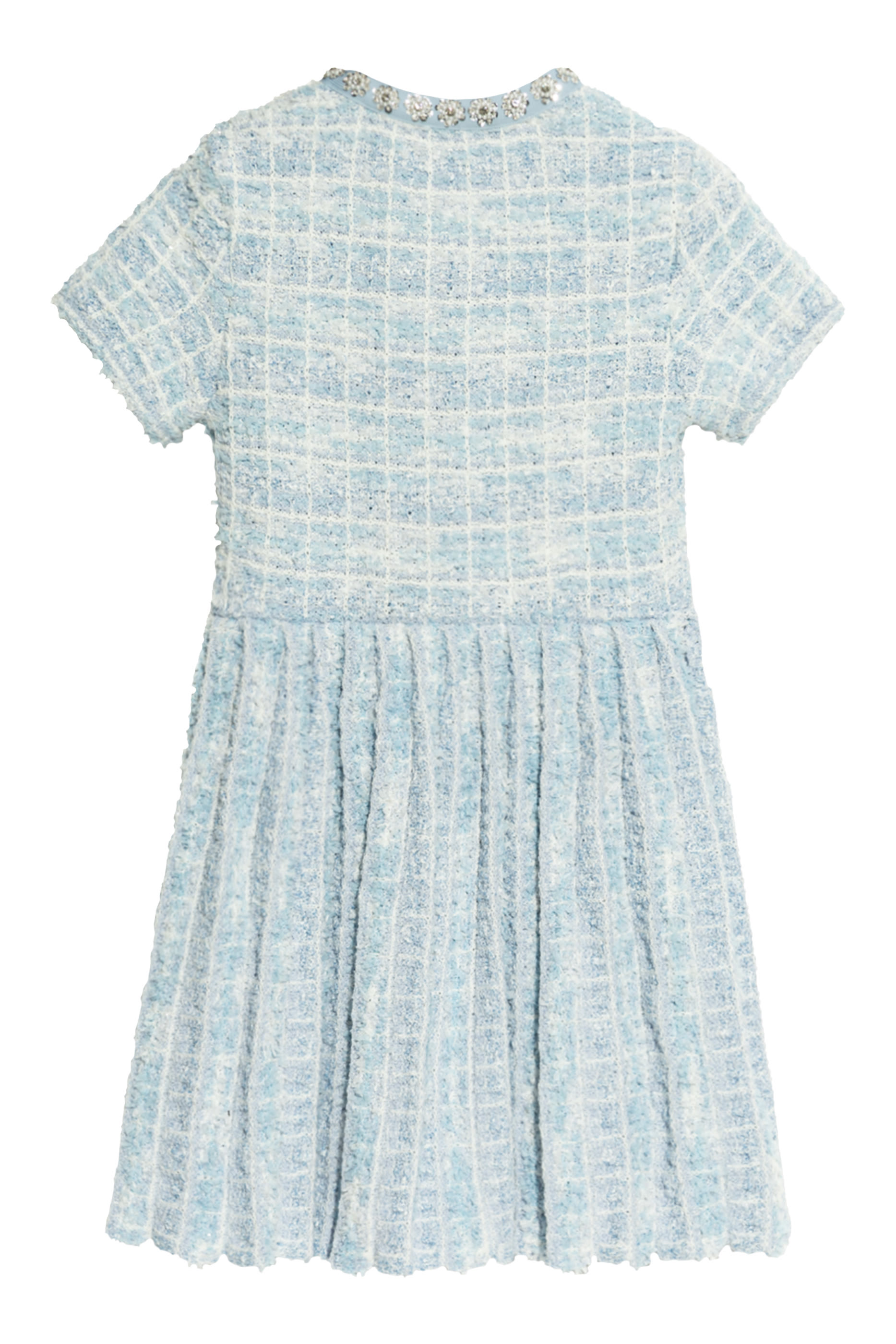 Kids Check Knit Dress