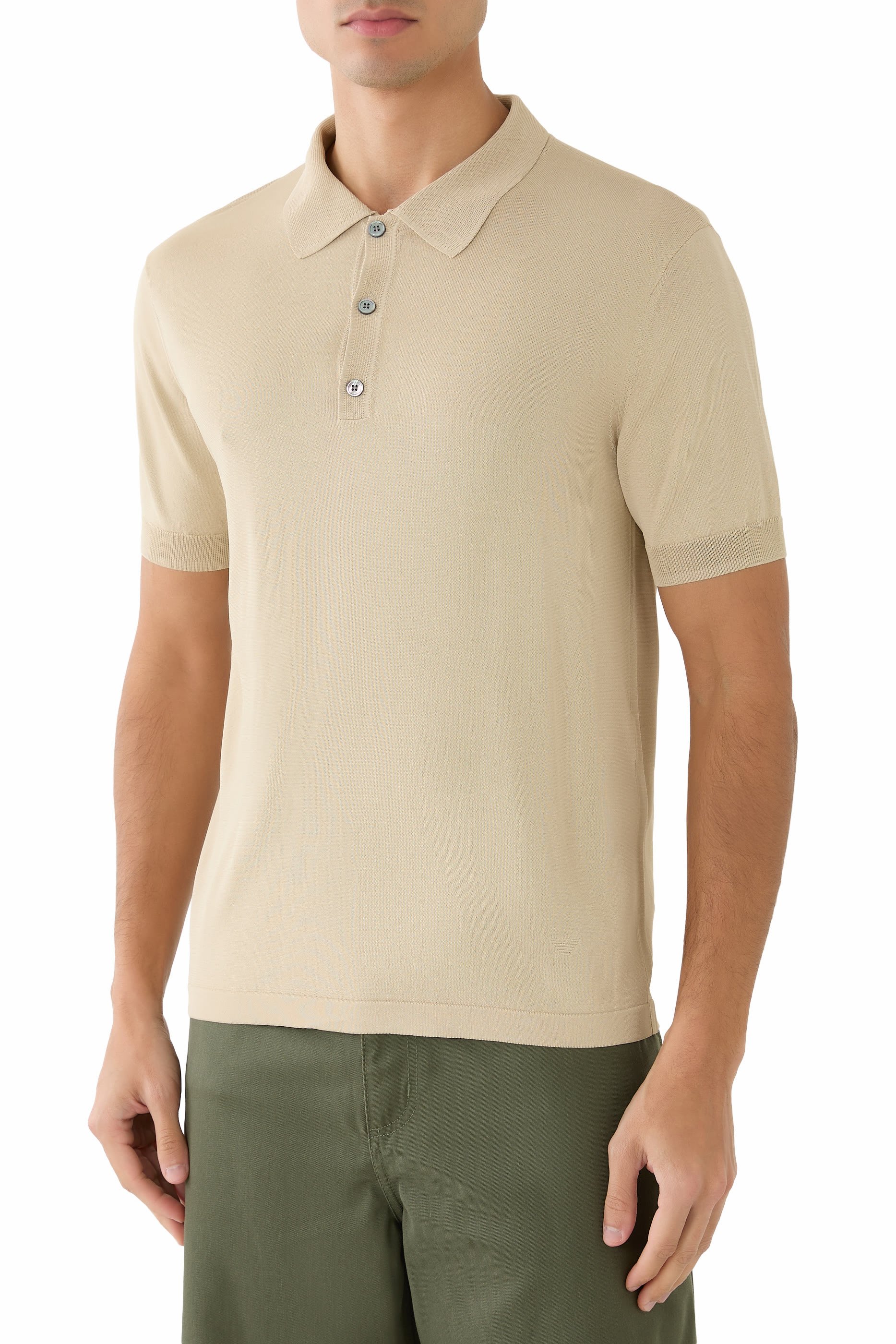 Logo Polo Knit Shirt