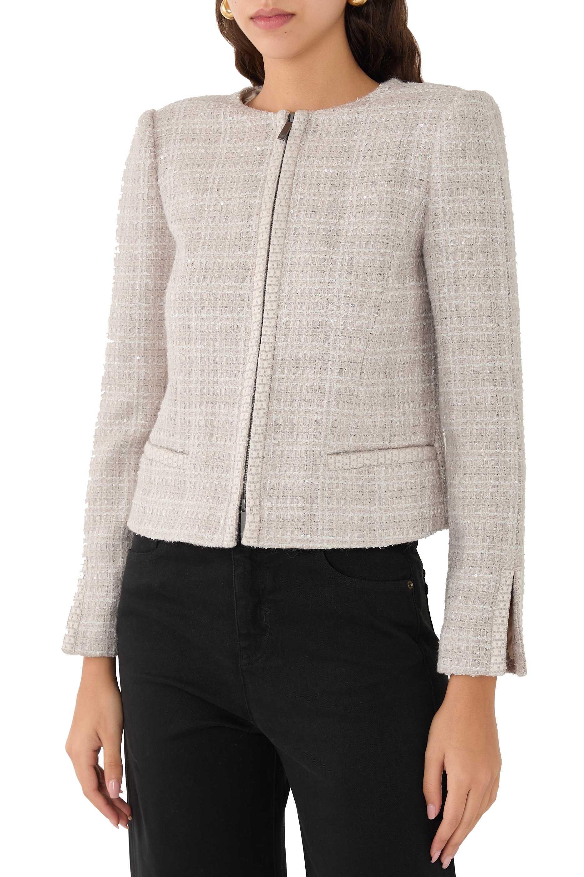 Lurex Tweed Jacket