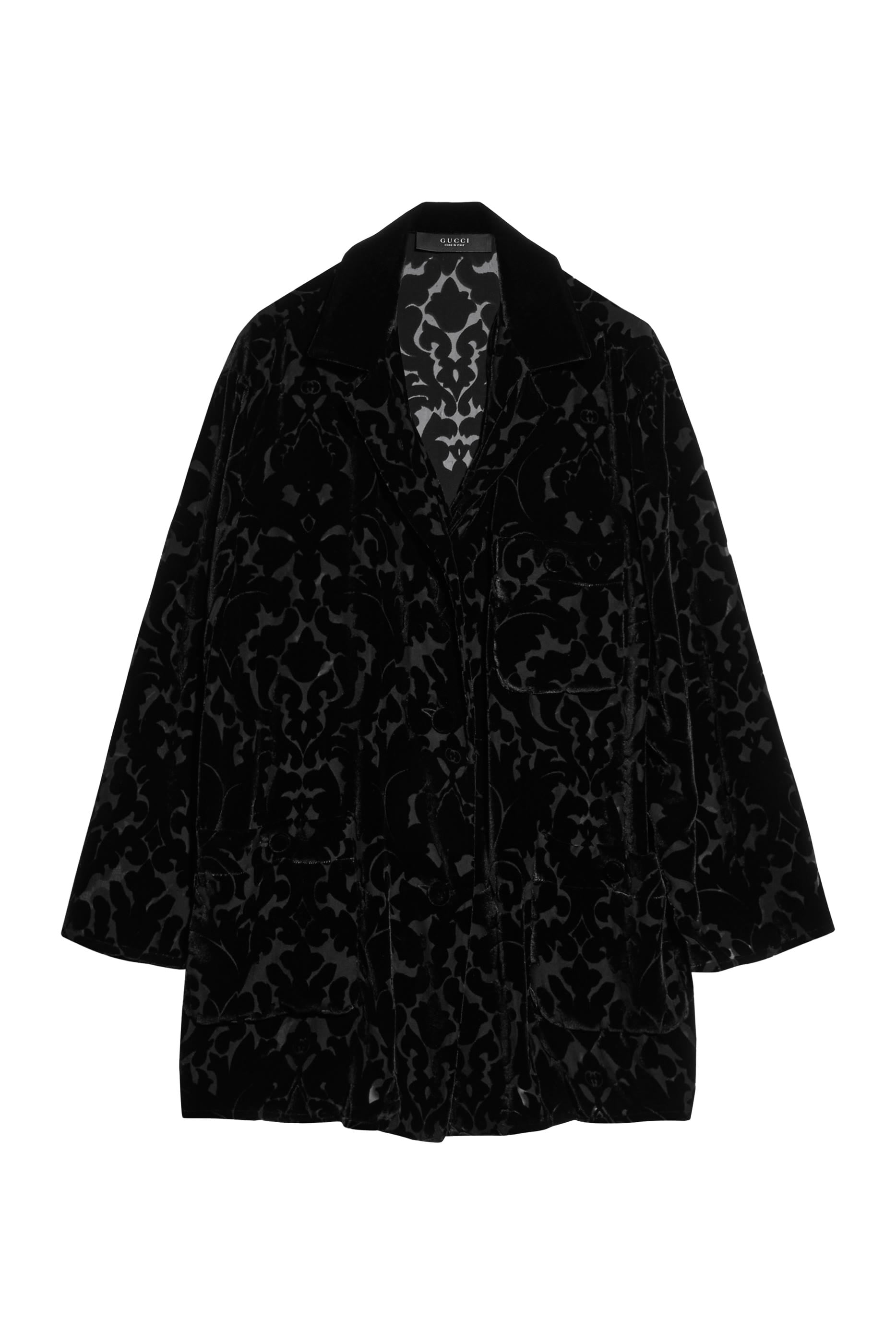 Floral Devor&eacute; Shirt