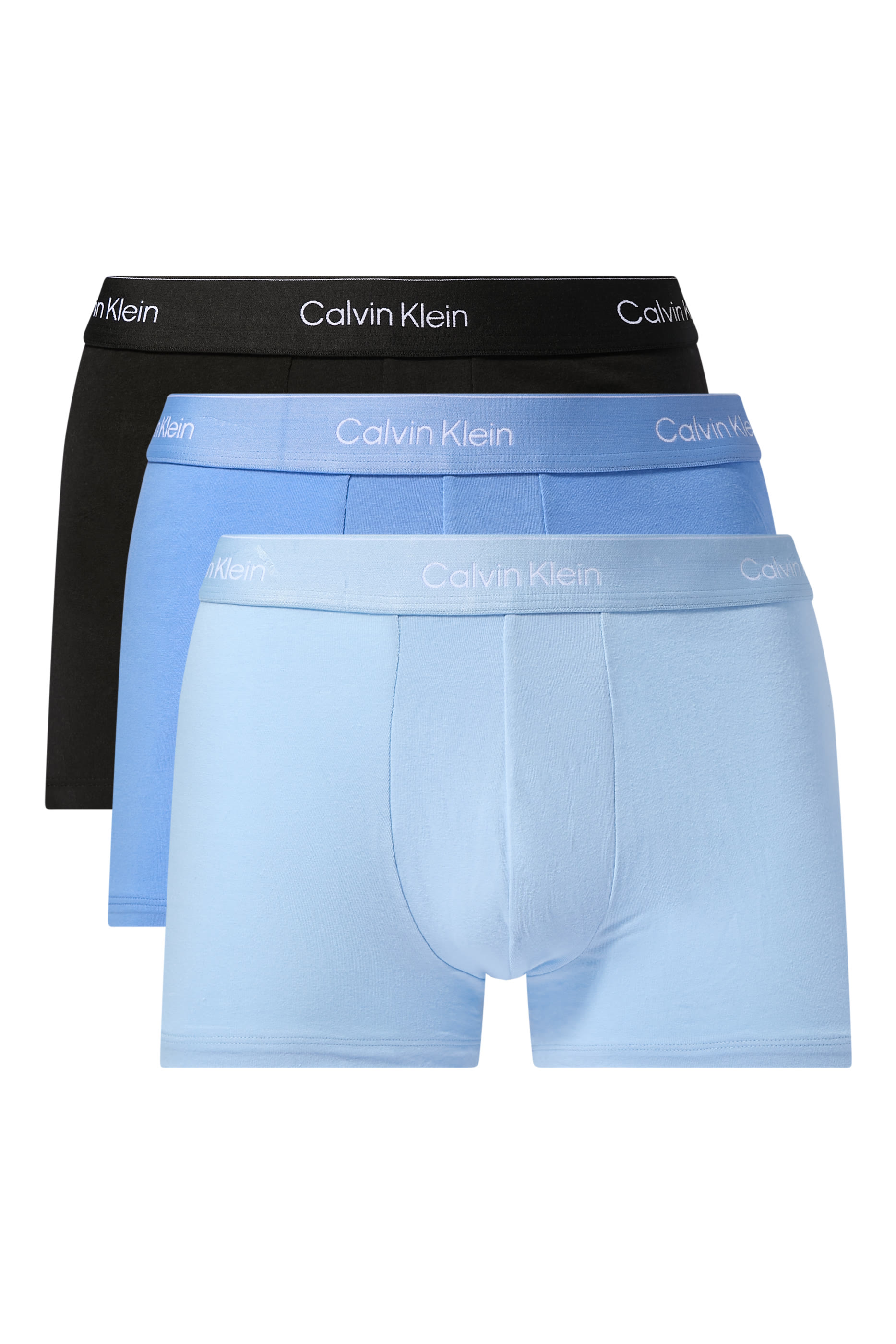 Icon Cotton Stretch Trunks, Set of 3