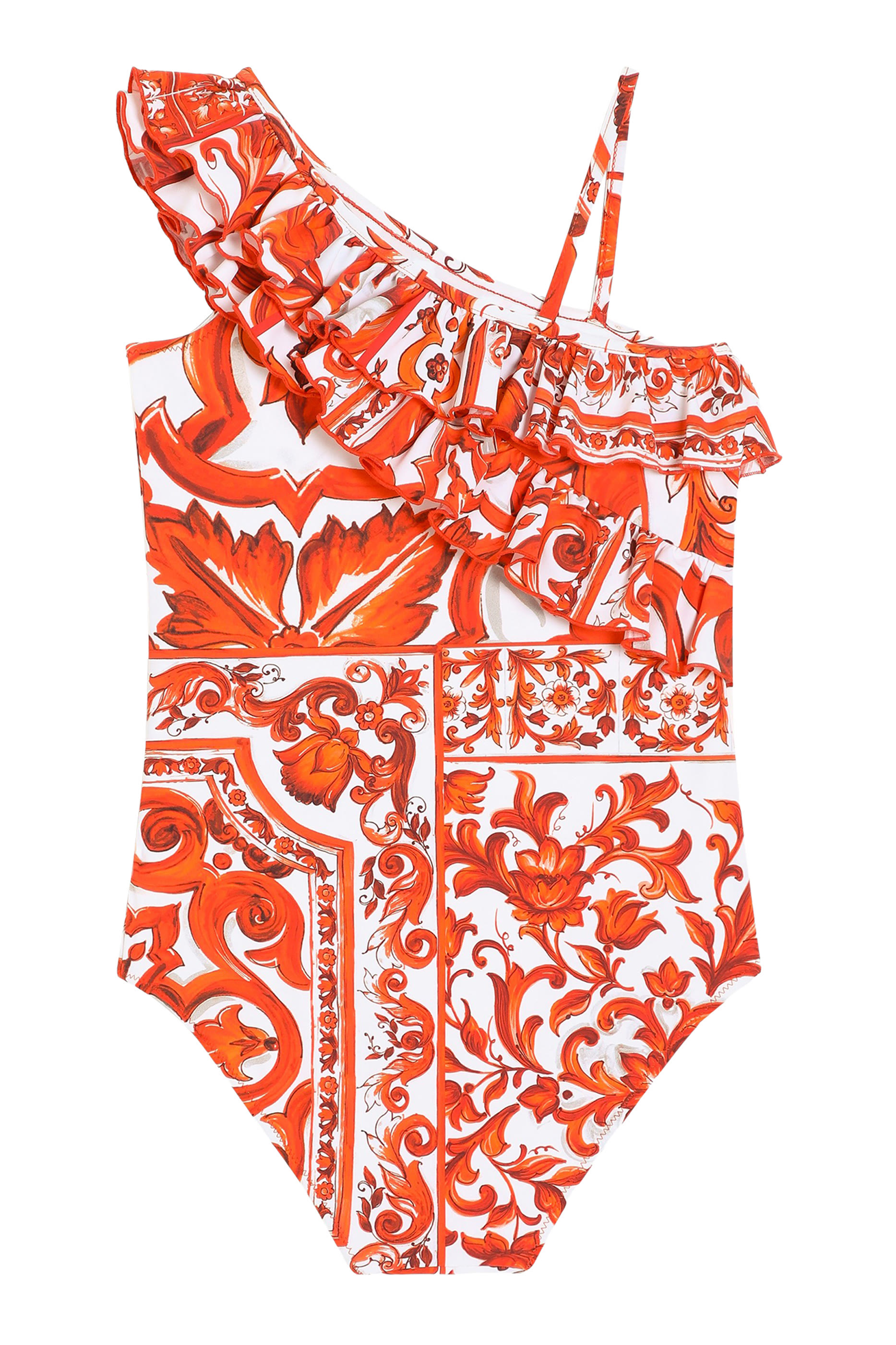 Kids Majolica-Print One-Piece Swimsuit