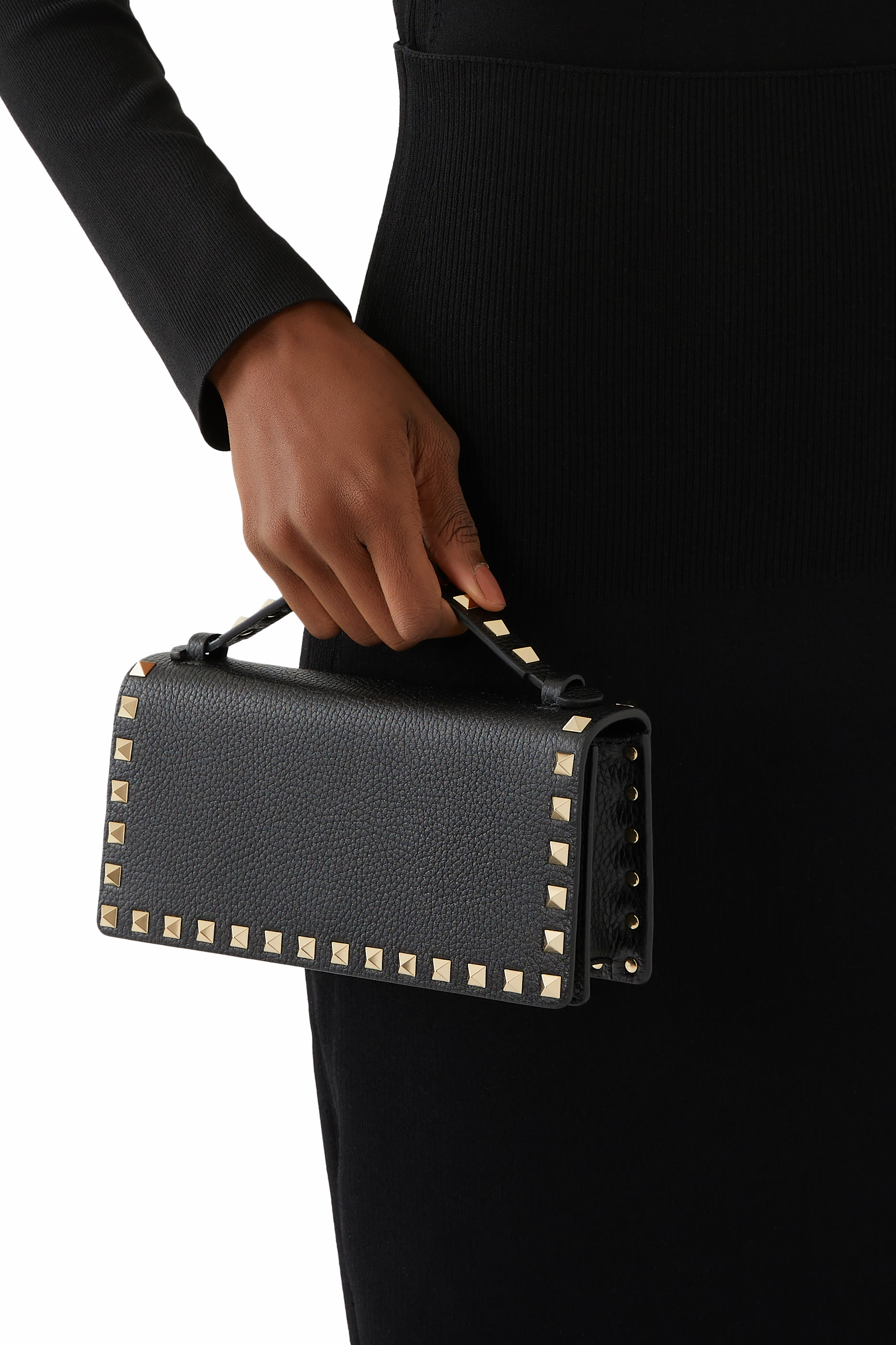 Rockstud Wallet with Chain