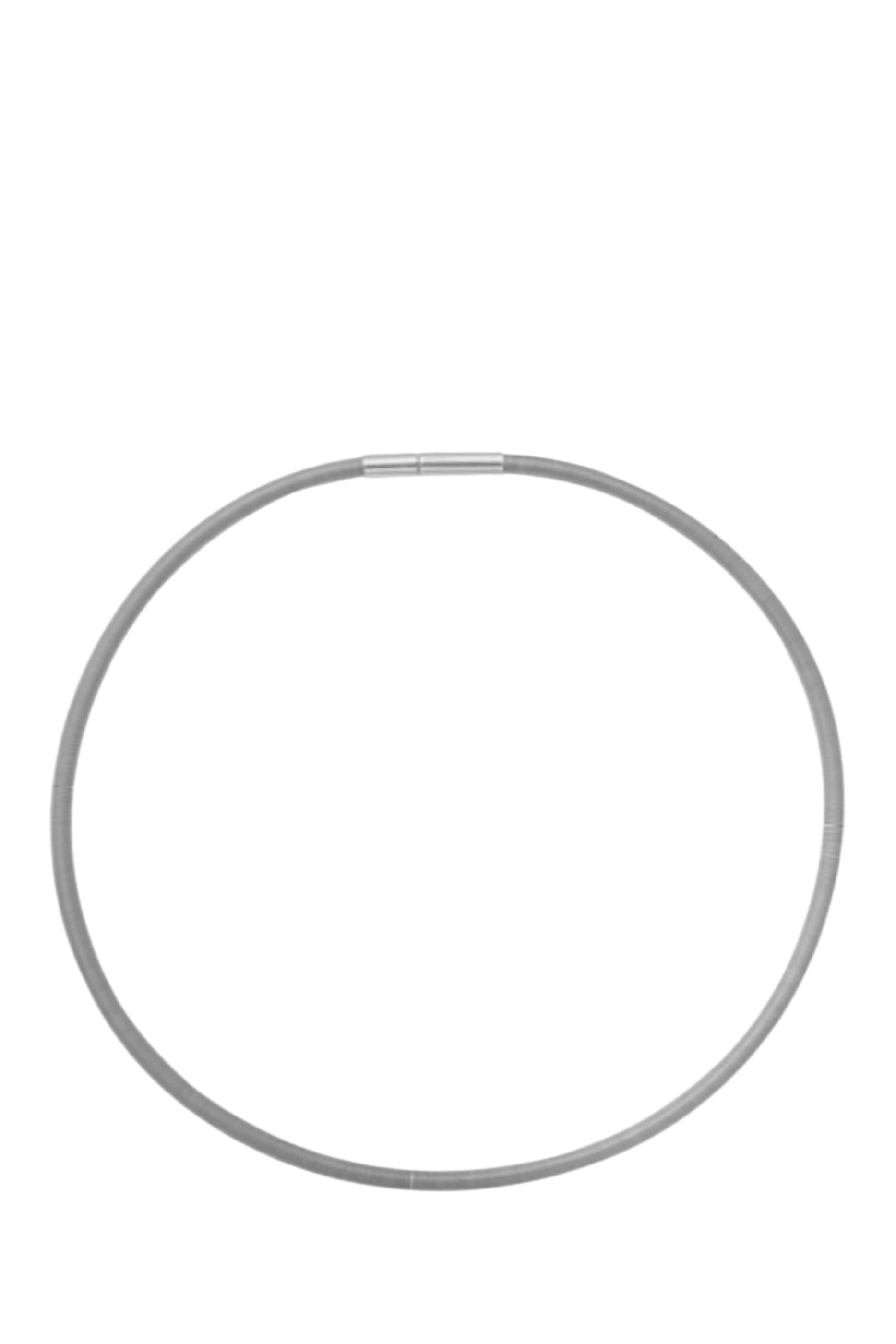  Spiral Silver Strands Necklace