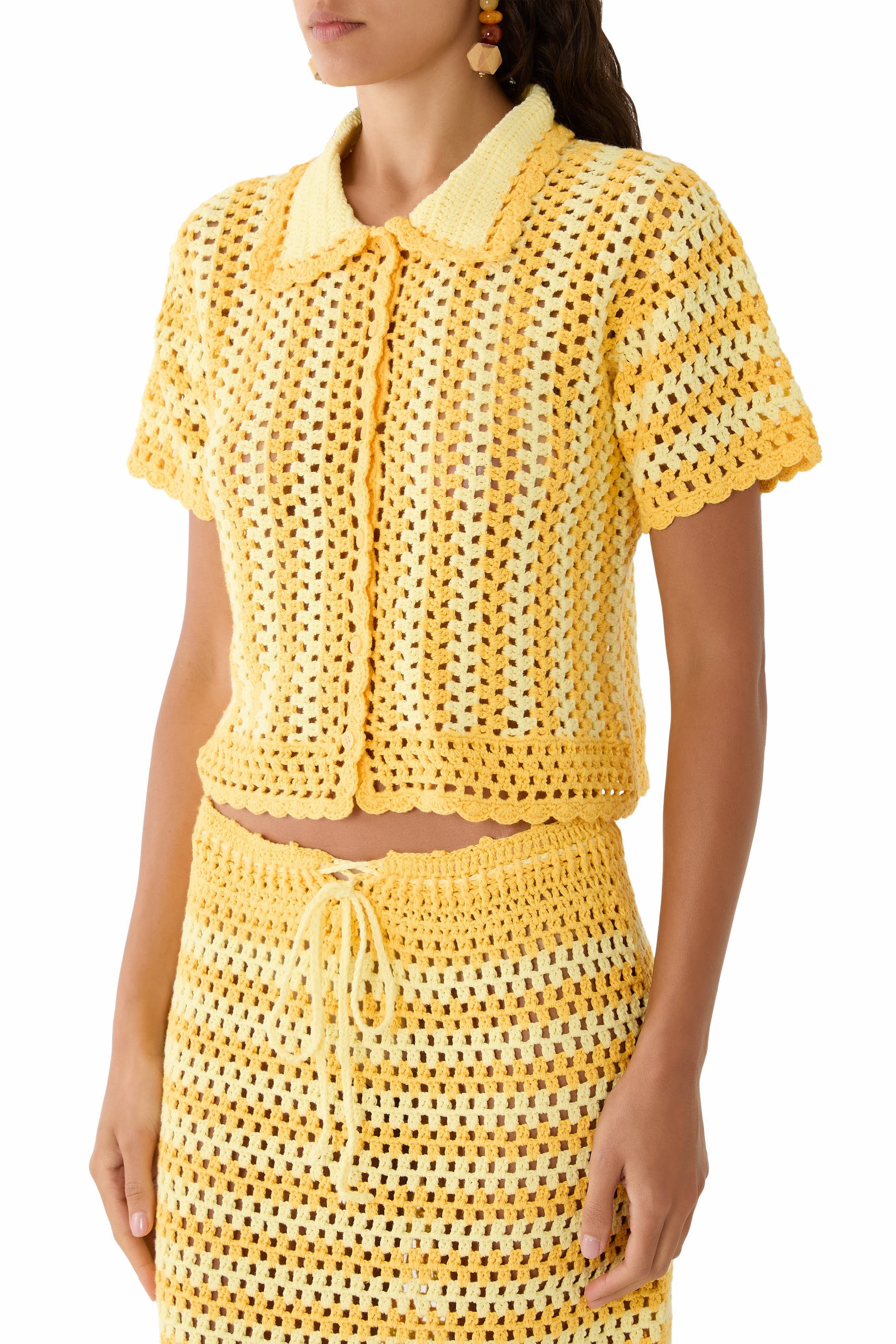 Stanton Crochet Camp Shirt 