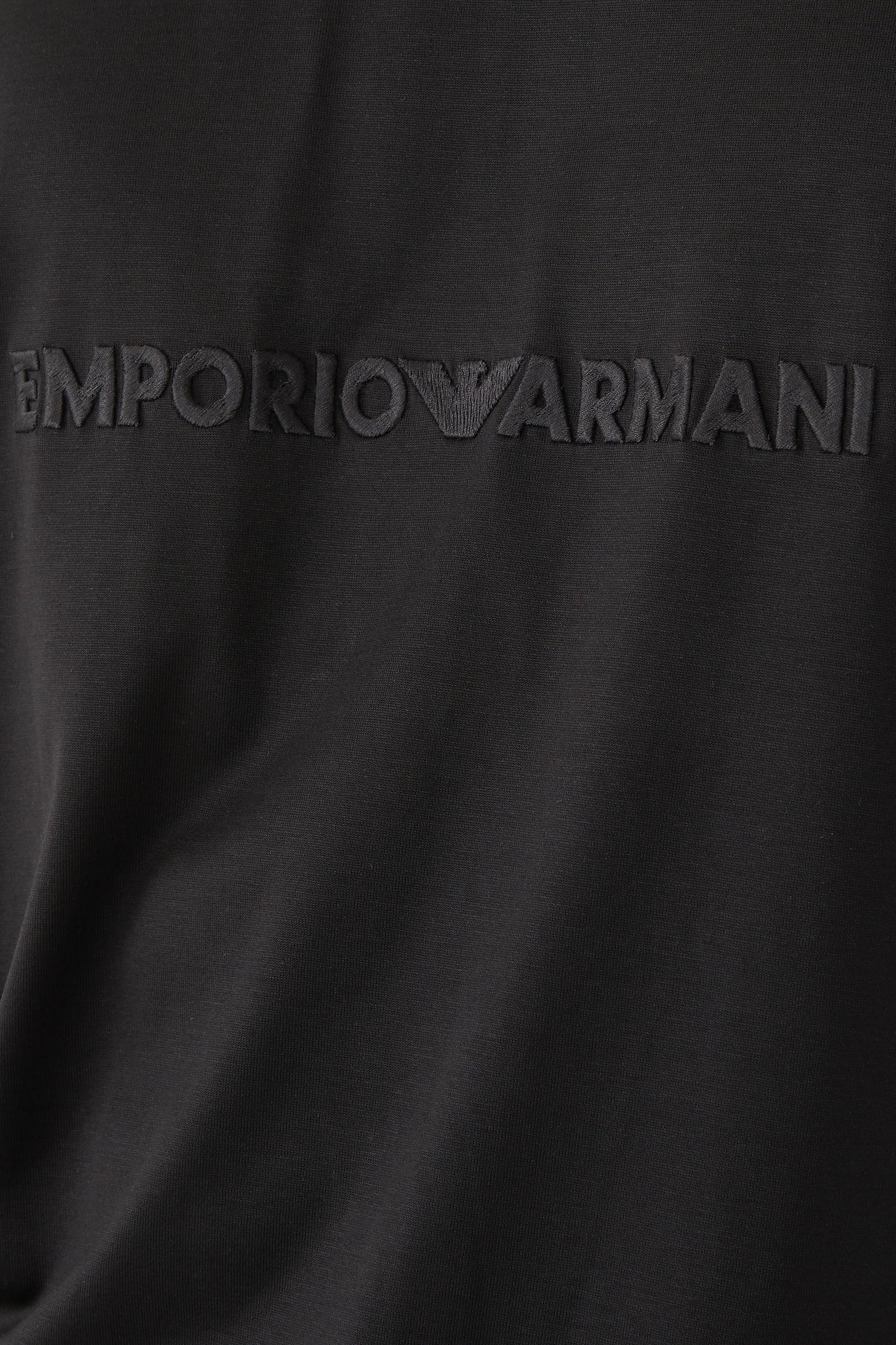 Macro EA Text Logo Tencel T-Shirt