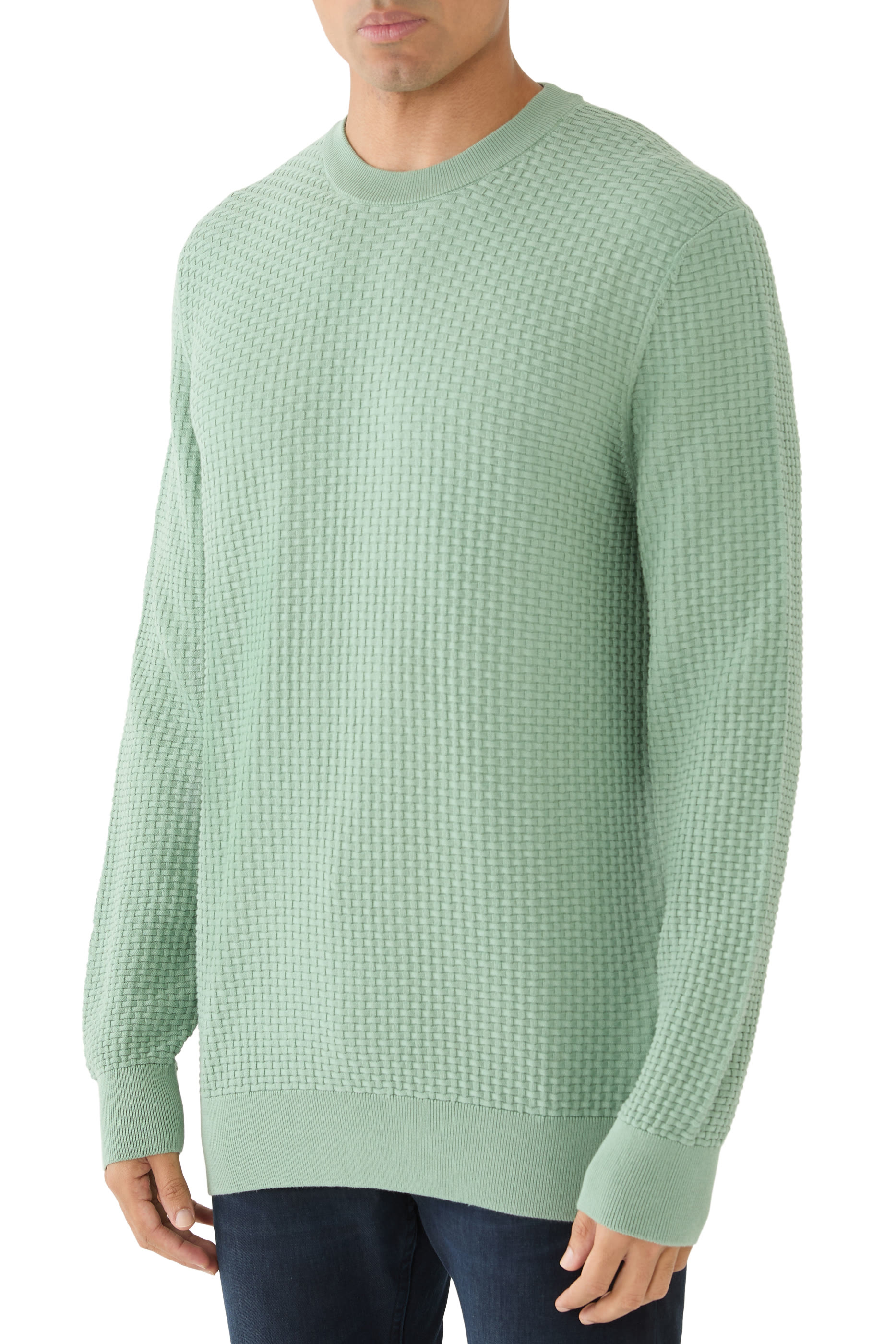 H-Imberto Knitted Structure Sweater