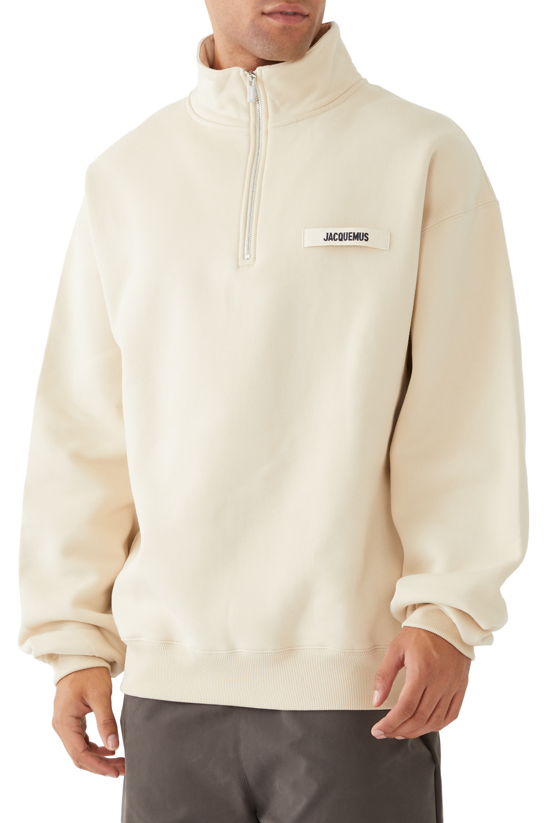 Logo Half Zip Sweatshirt