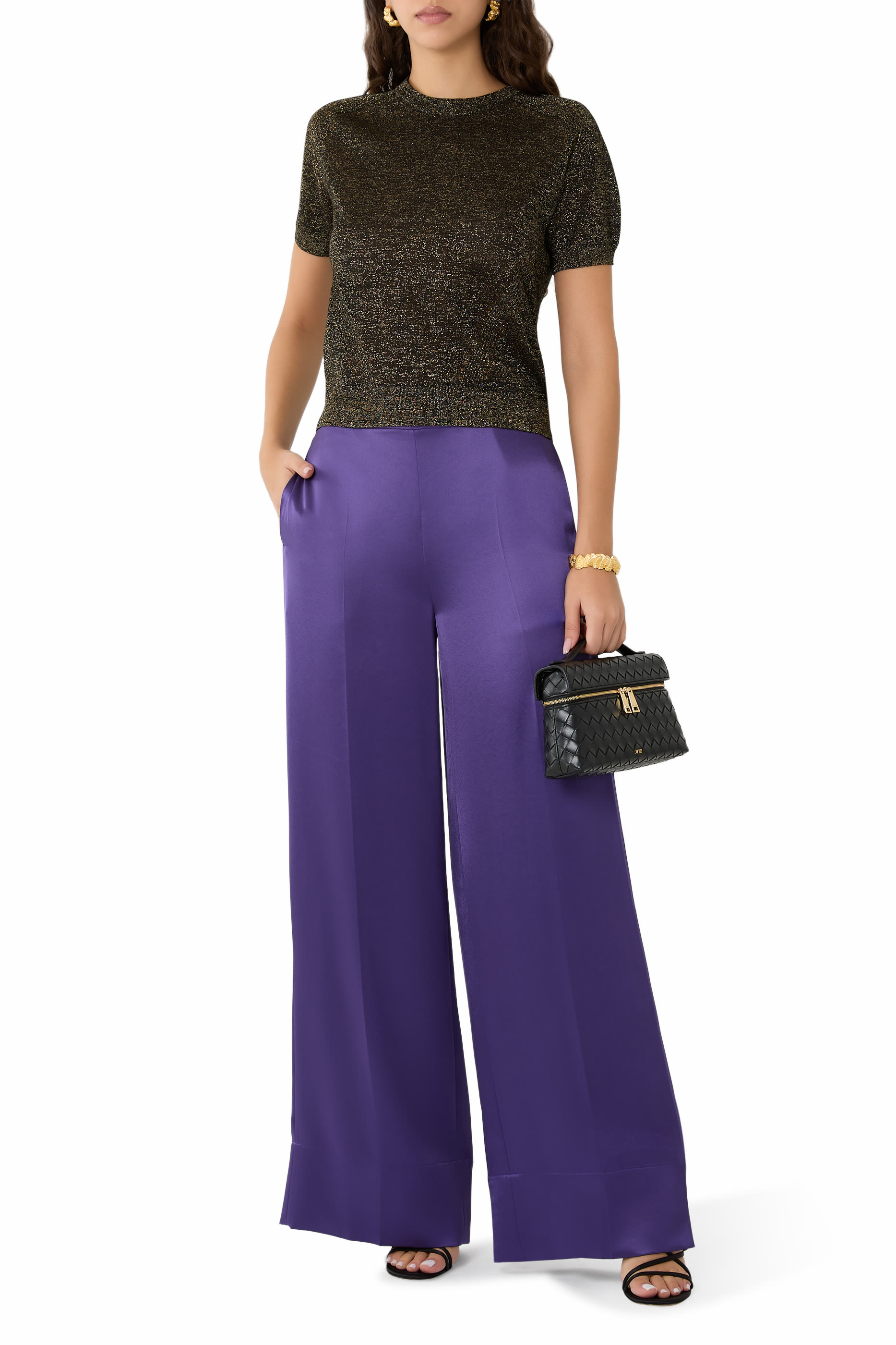 Lille Lurex Knit Top 