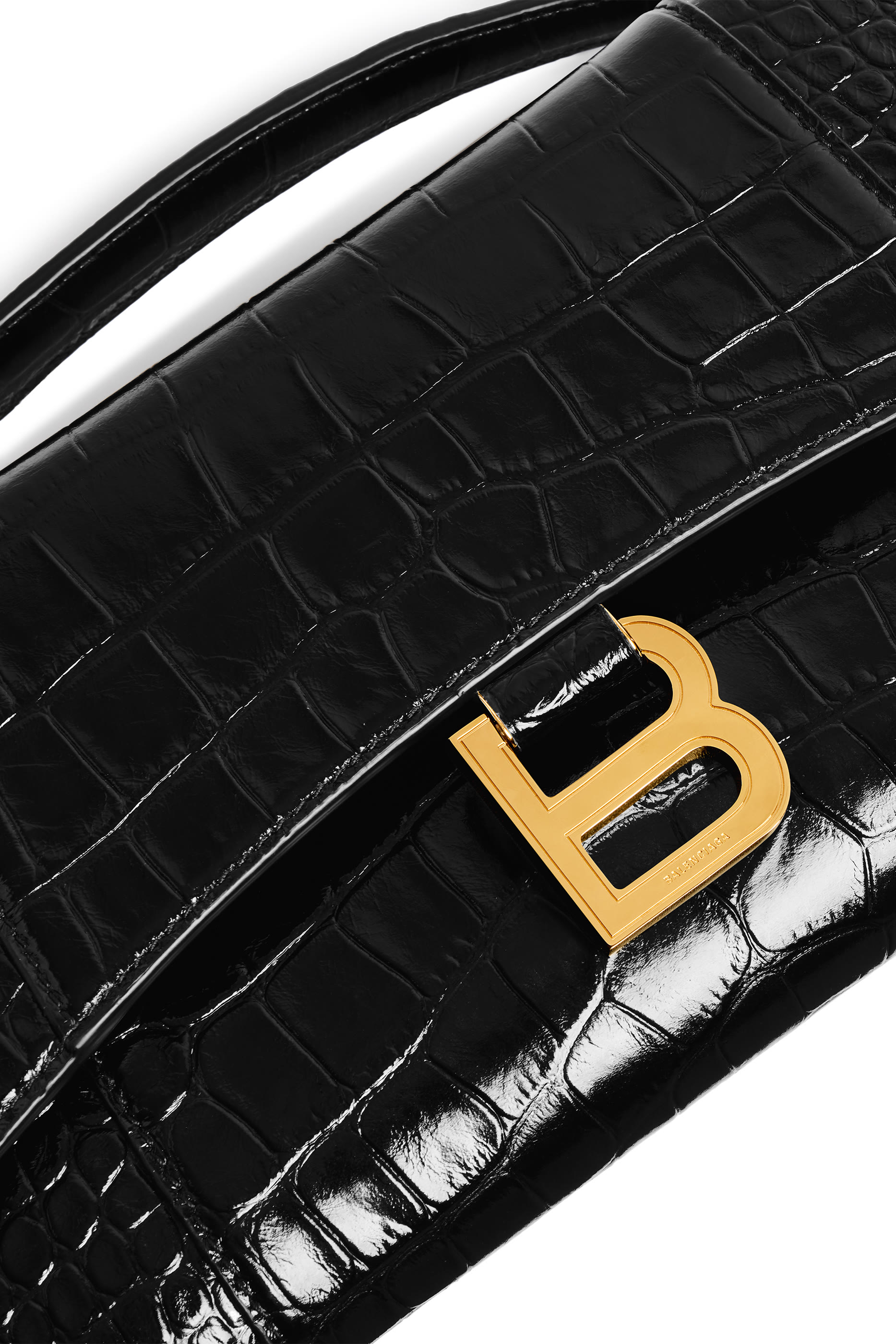 Small Hourglass Top-Handle Bag