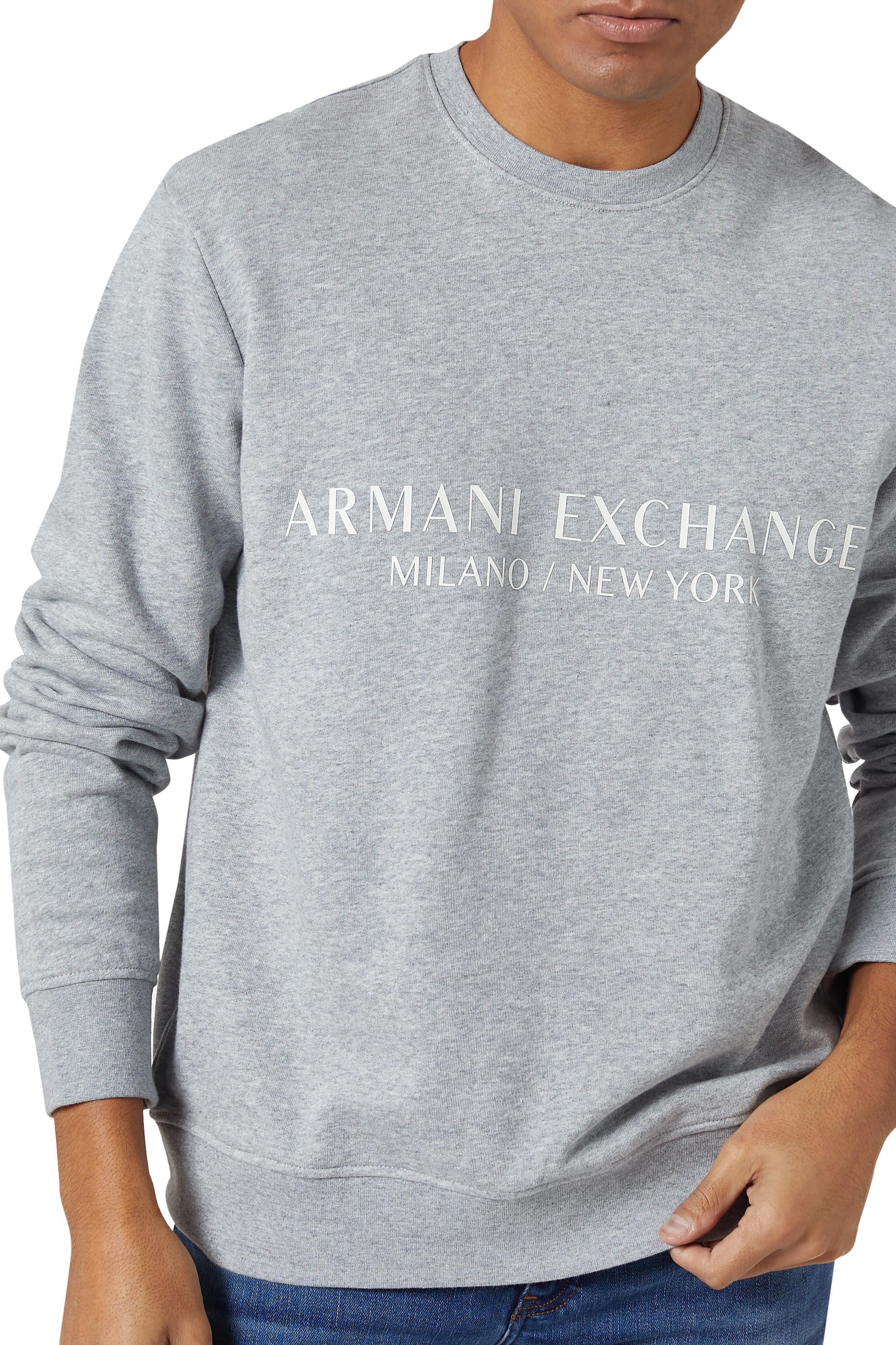 Clean Logo Cotton Sweatshirt