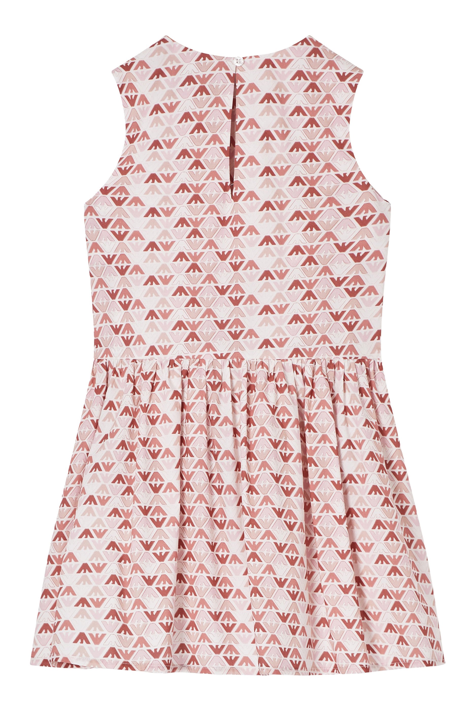 Kids Poplin All-Over Print Sleeveless Dress