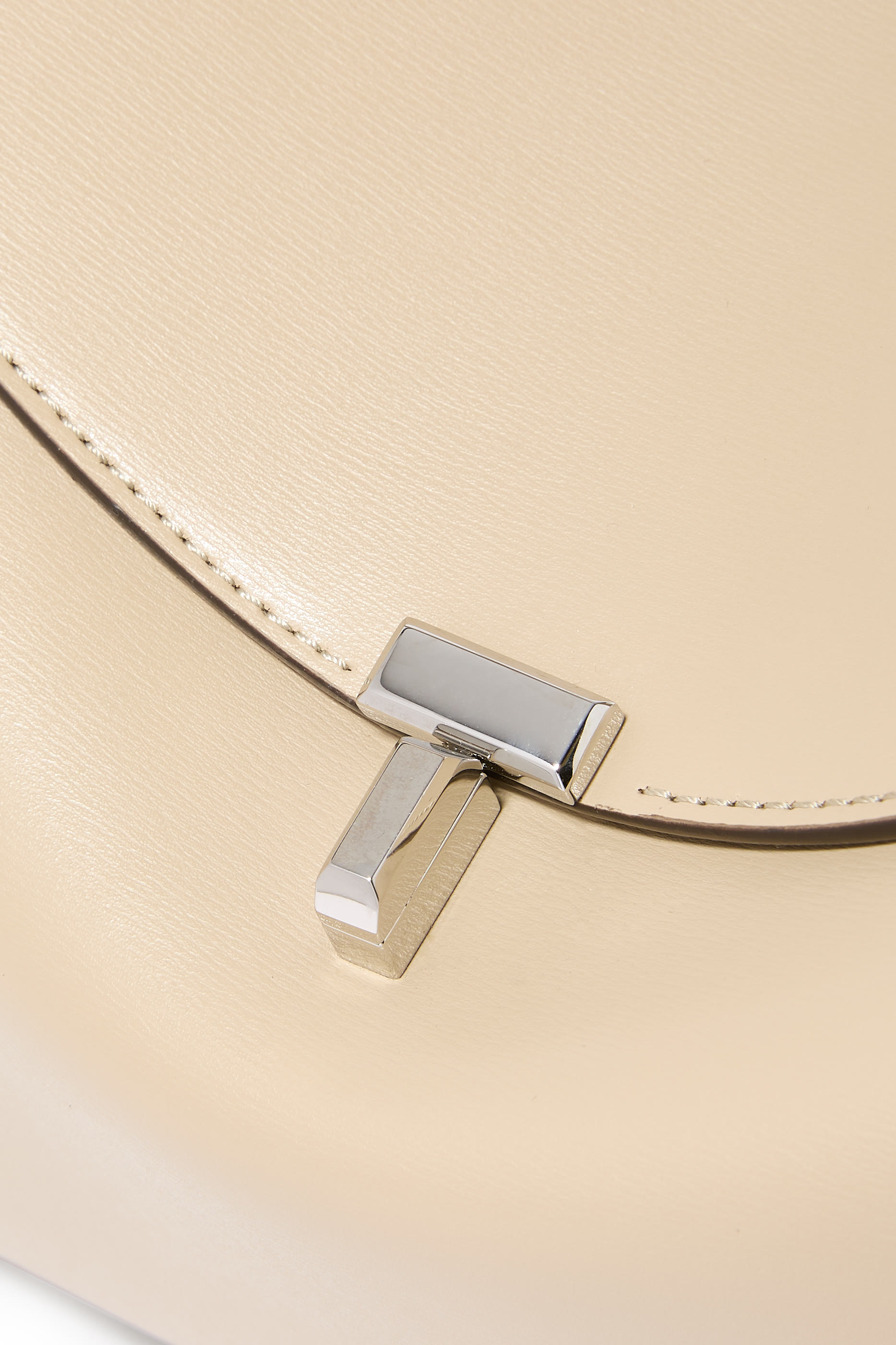  T-Lock Leather Top Handle Bag