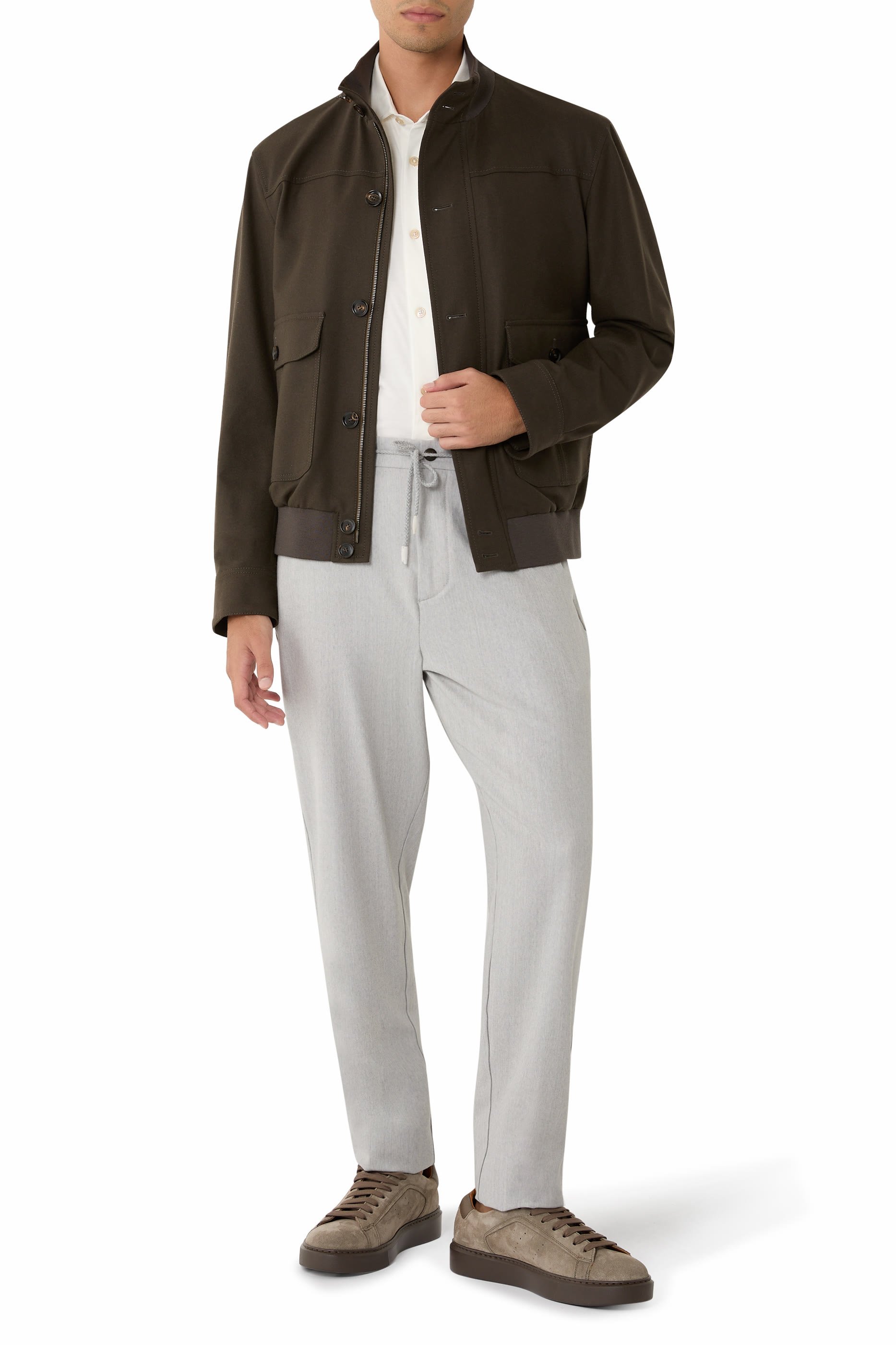 Shirt with Italian Collar 