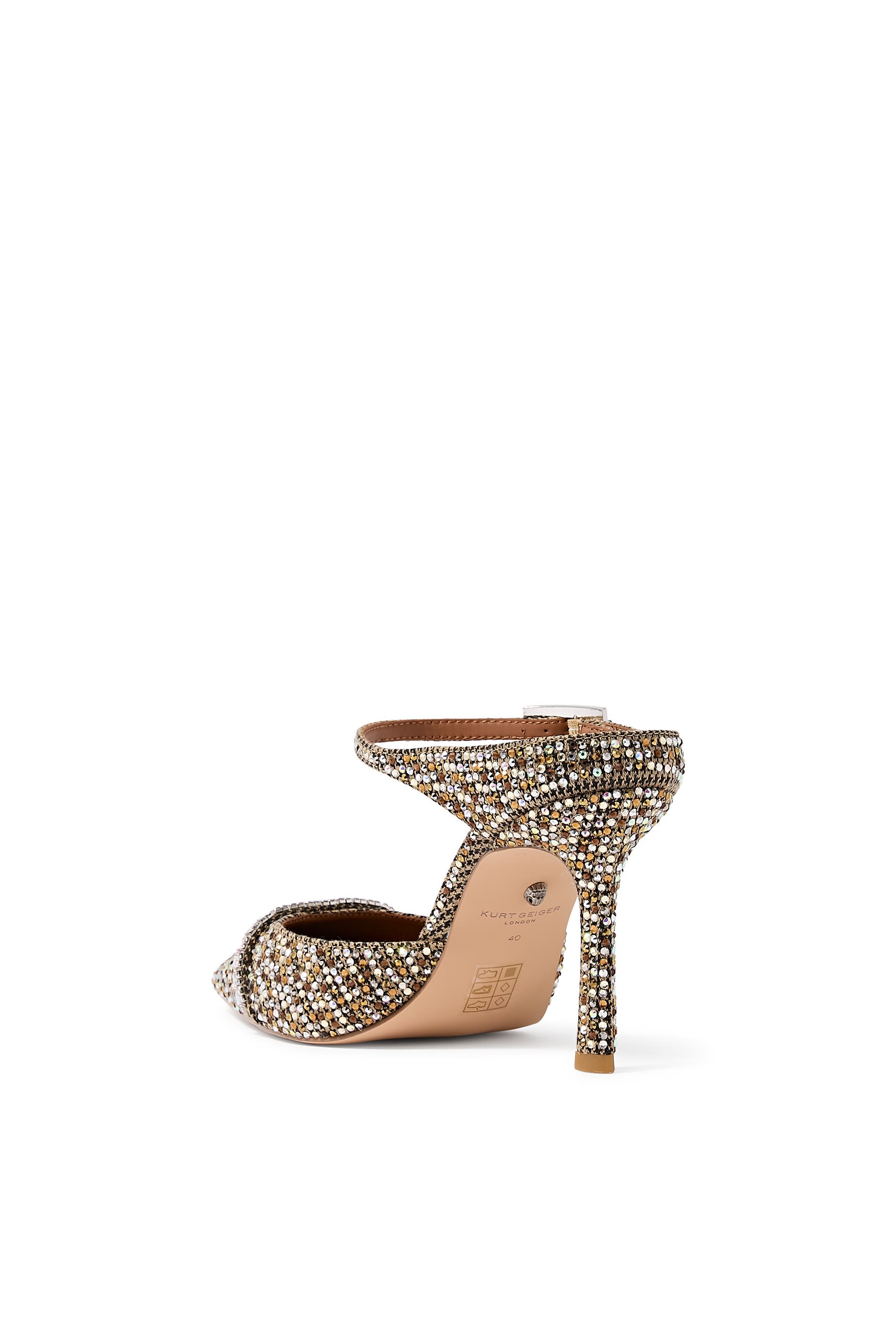  Strass 90 Point Mules