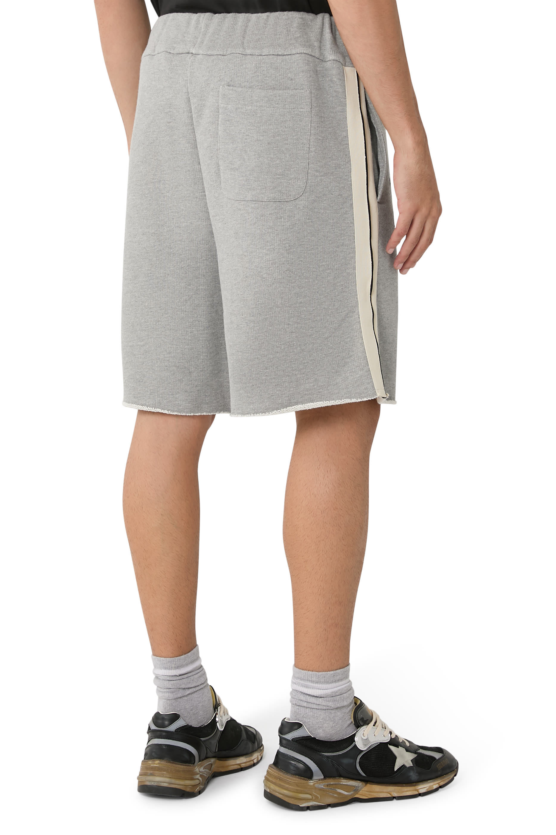 Curved Logo Track Varsity Shorts