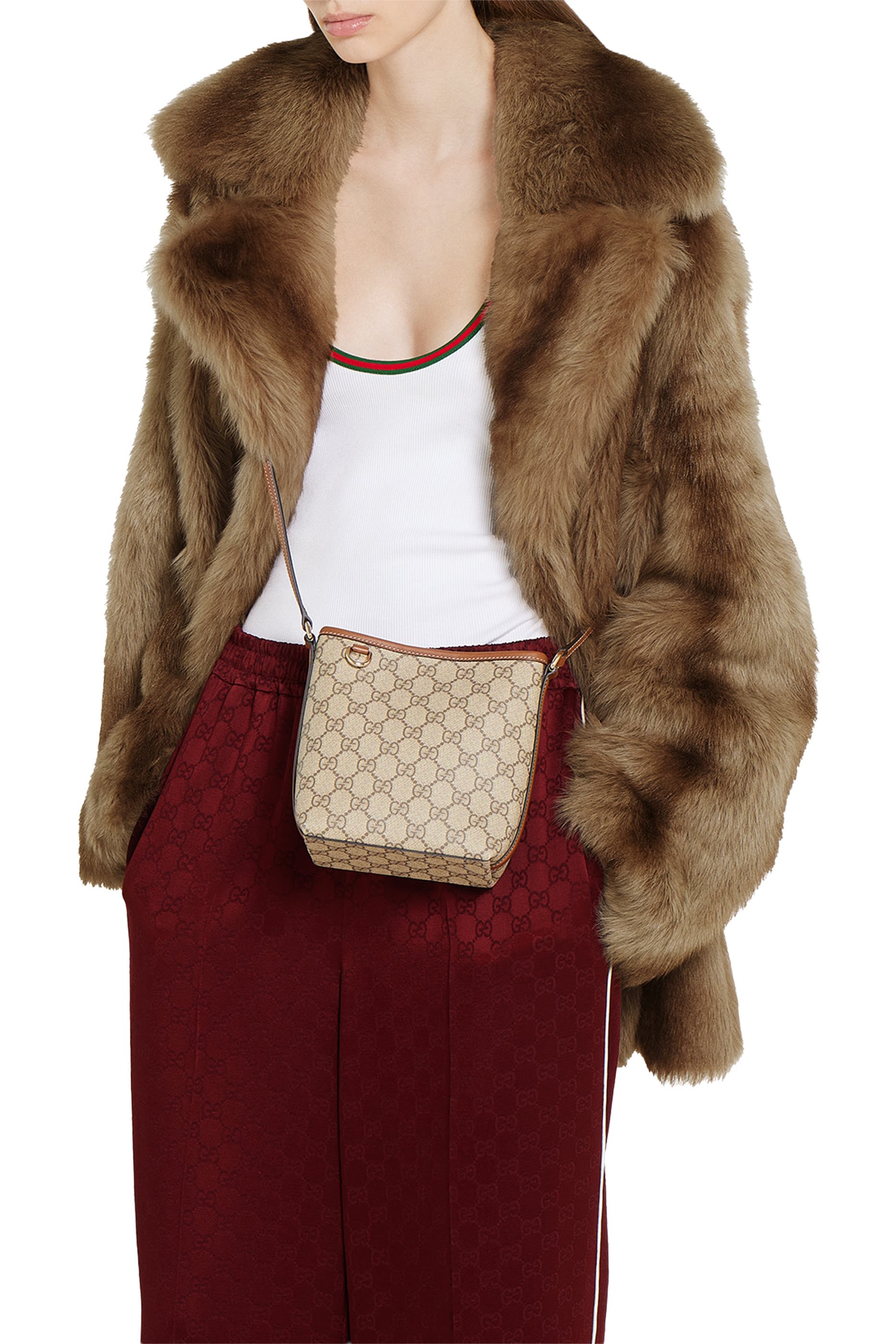 GG Emblem Nano Bucket Bag 