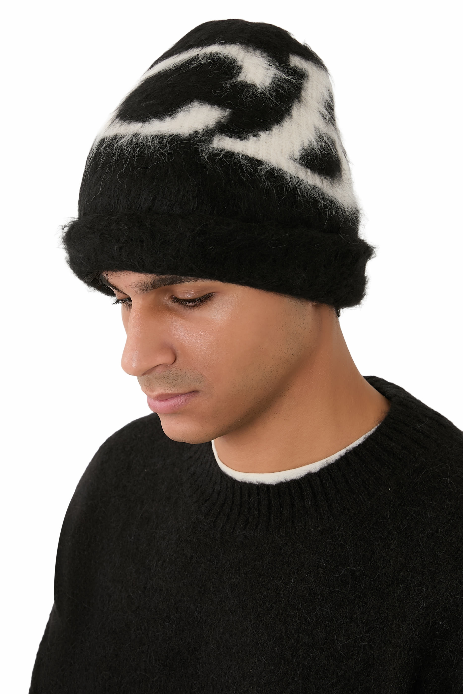 Alpaca Knit CB Logo Beanie
