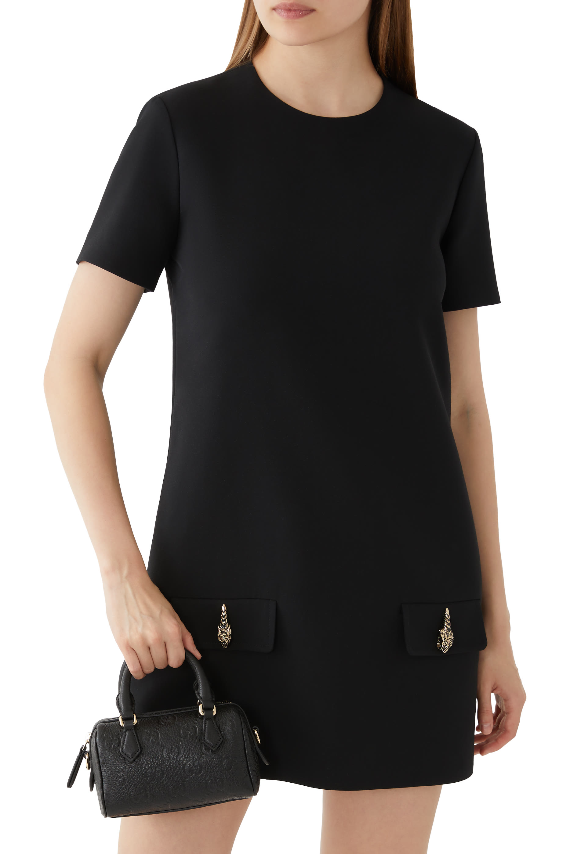 GG Emblem Super Mini Top Handle Bag