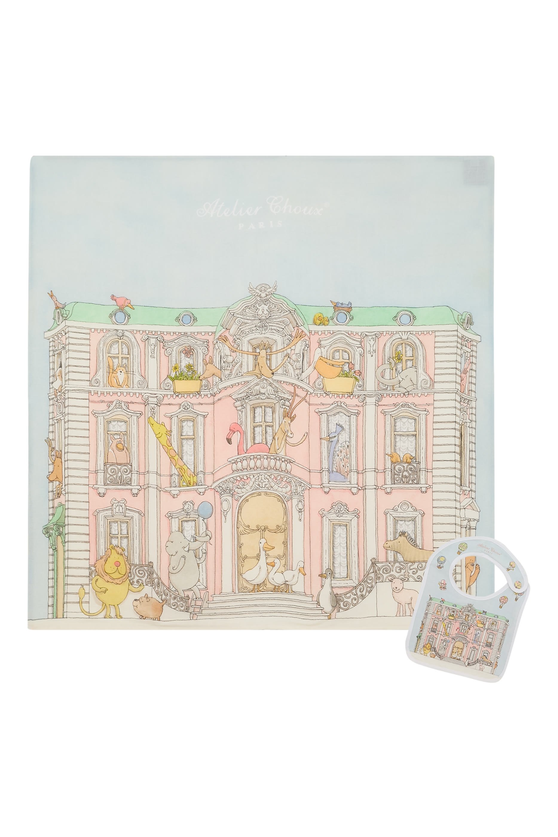 Kids  Carr&eacute; & Bib Set &ndash; Monceau Mansion 