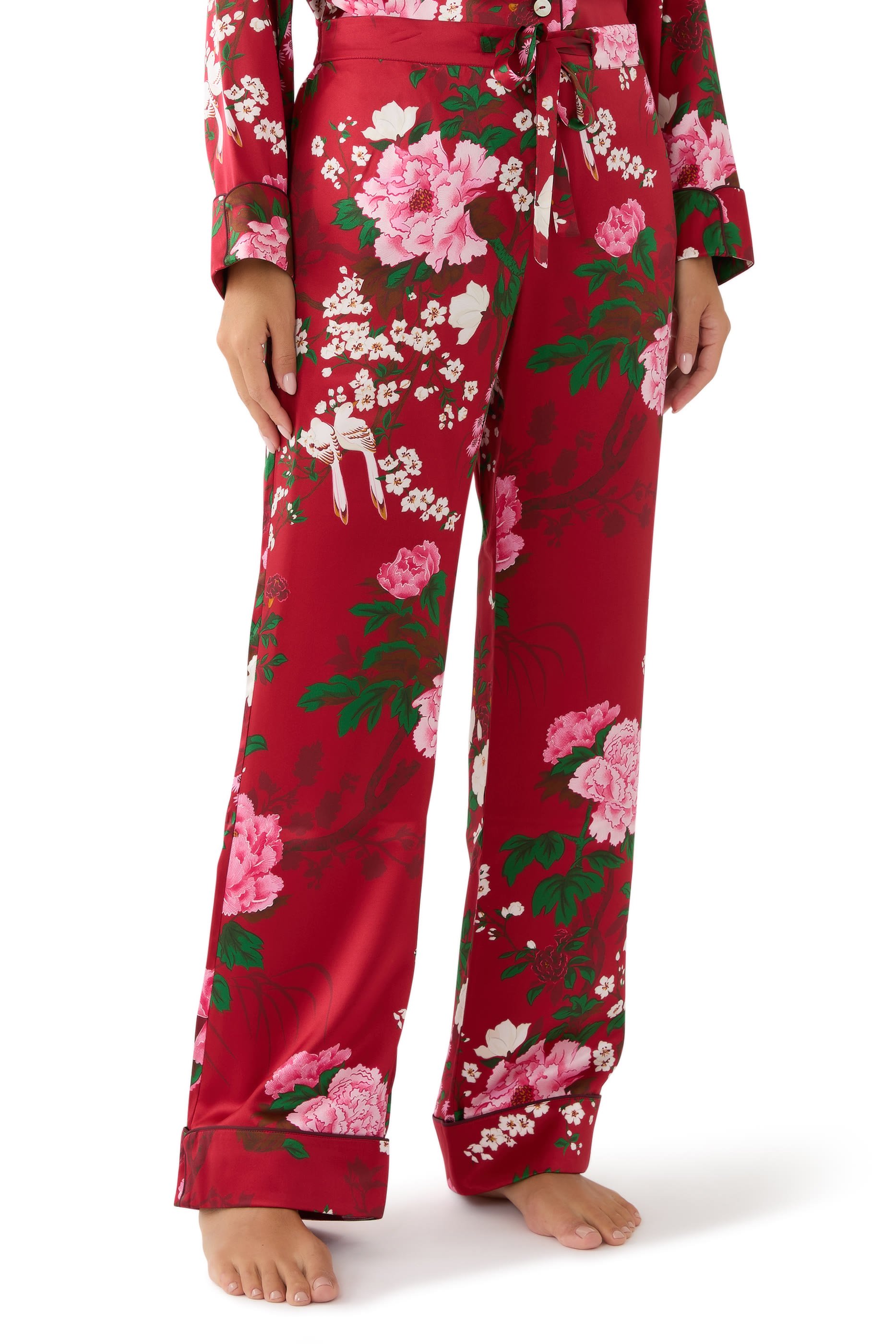 Lila Tardieu Floral Pajama Set