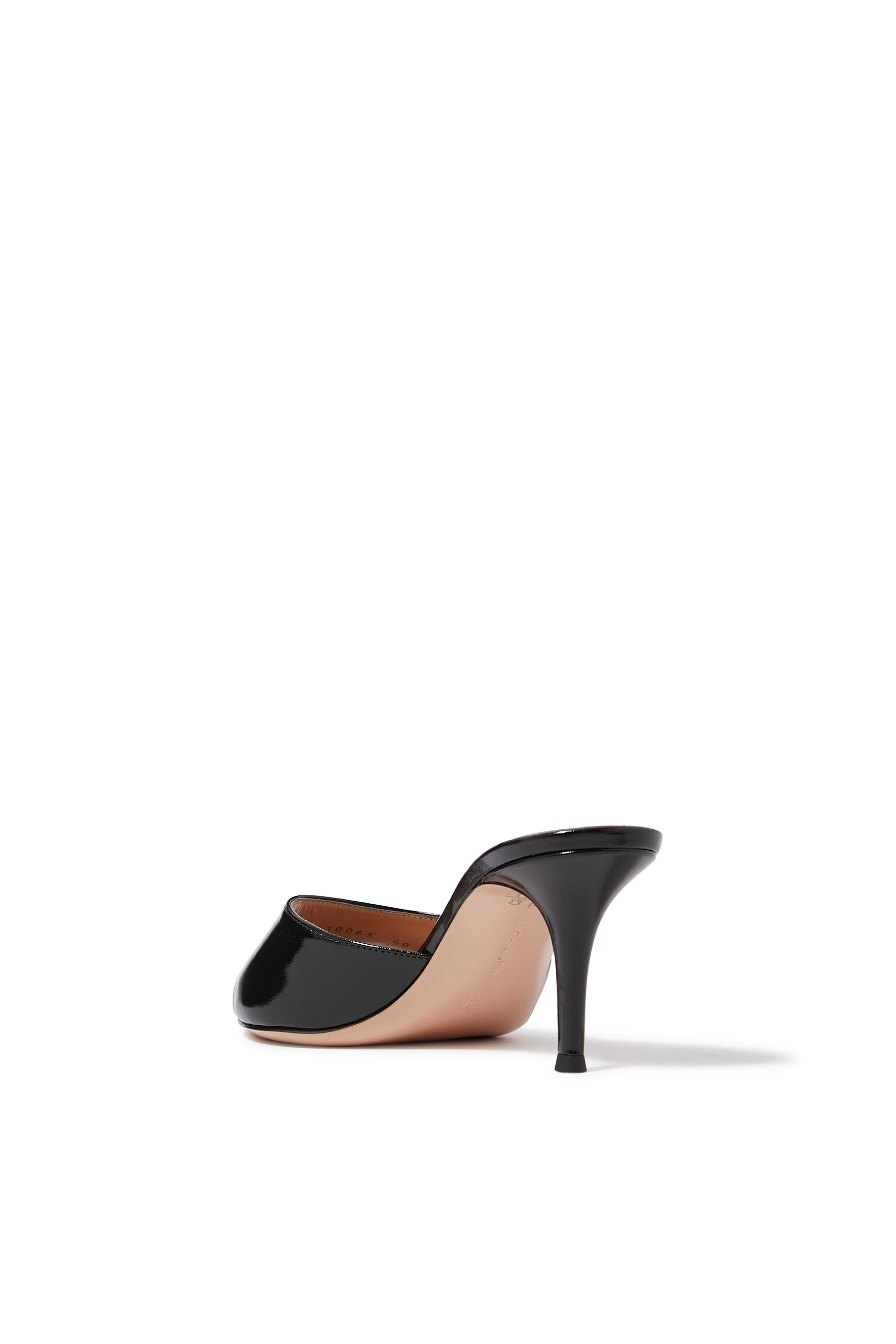Elle 70 Patent Leather Mules
