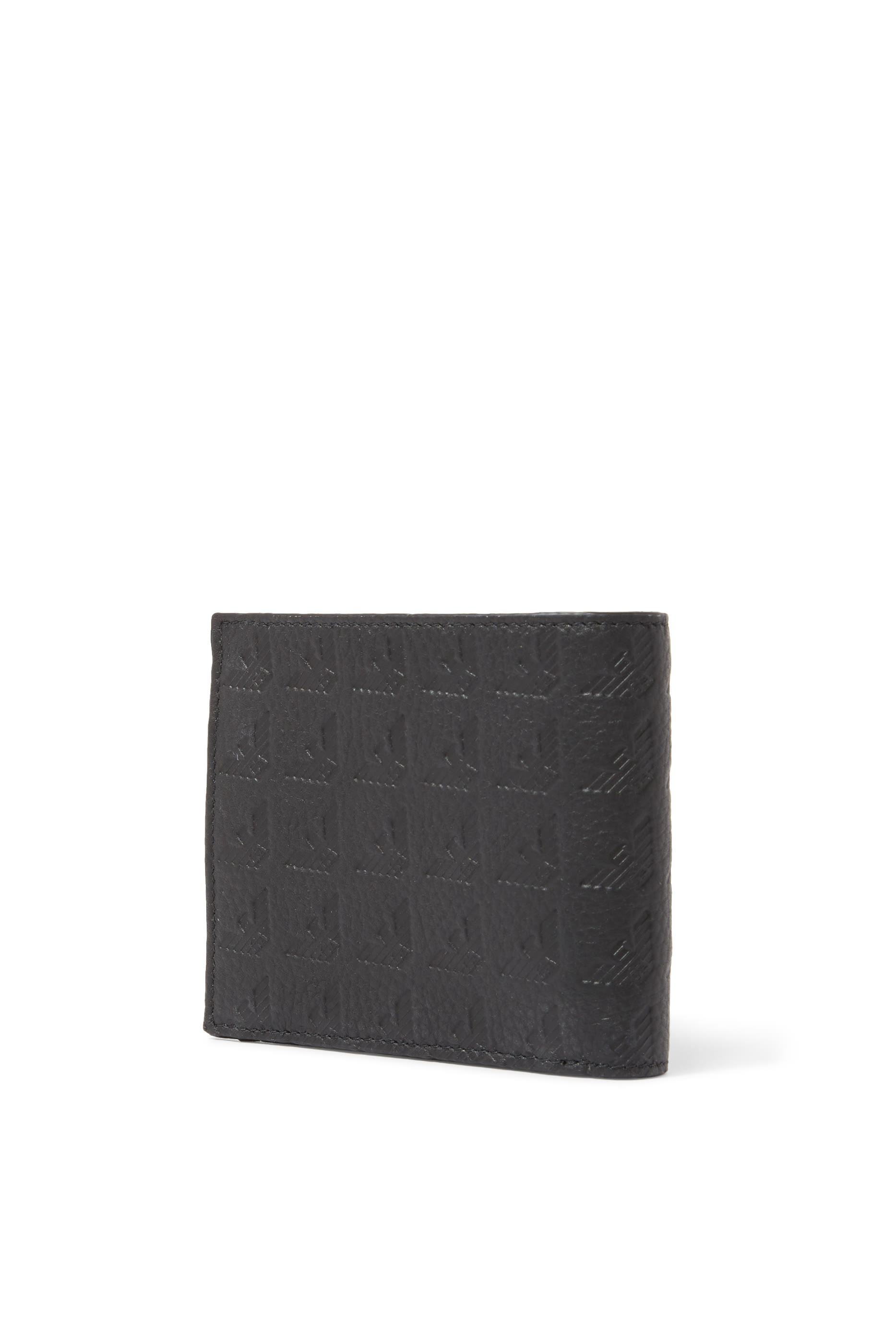 Embossed Logo Bi-Fold Wallet