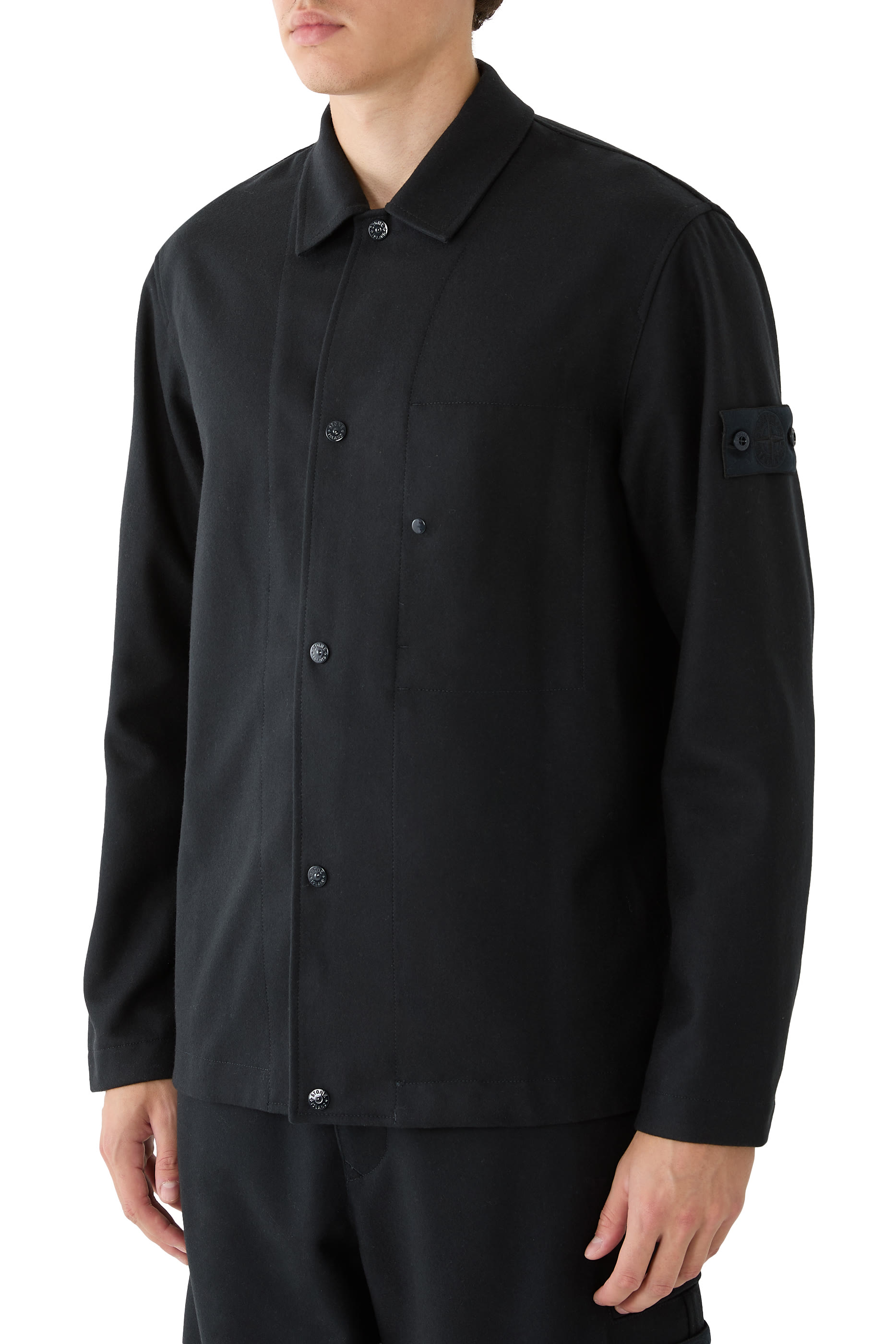 Overshirt with Buttons 