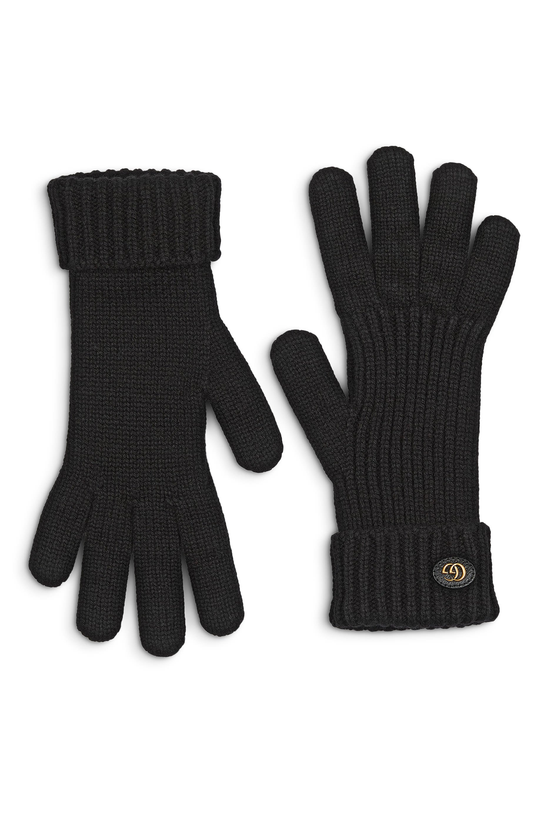 Double G Wool Cashmere Gloves